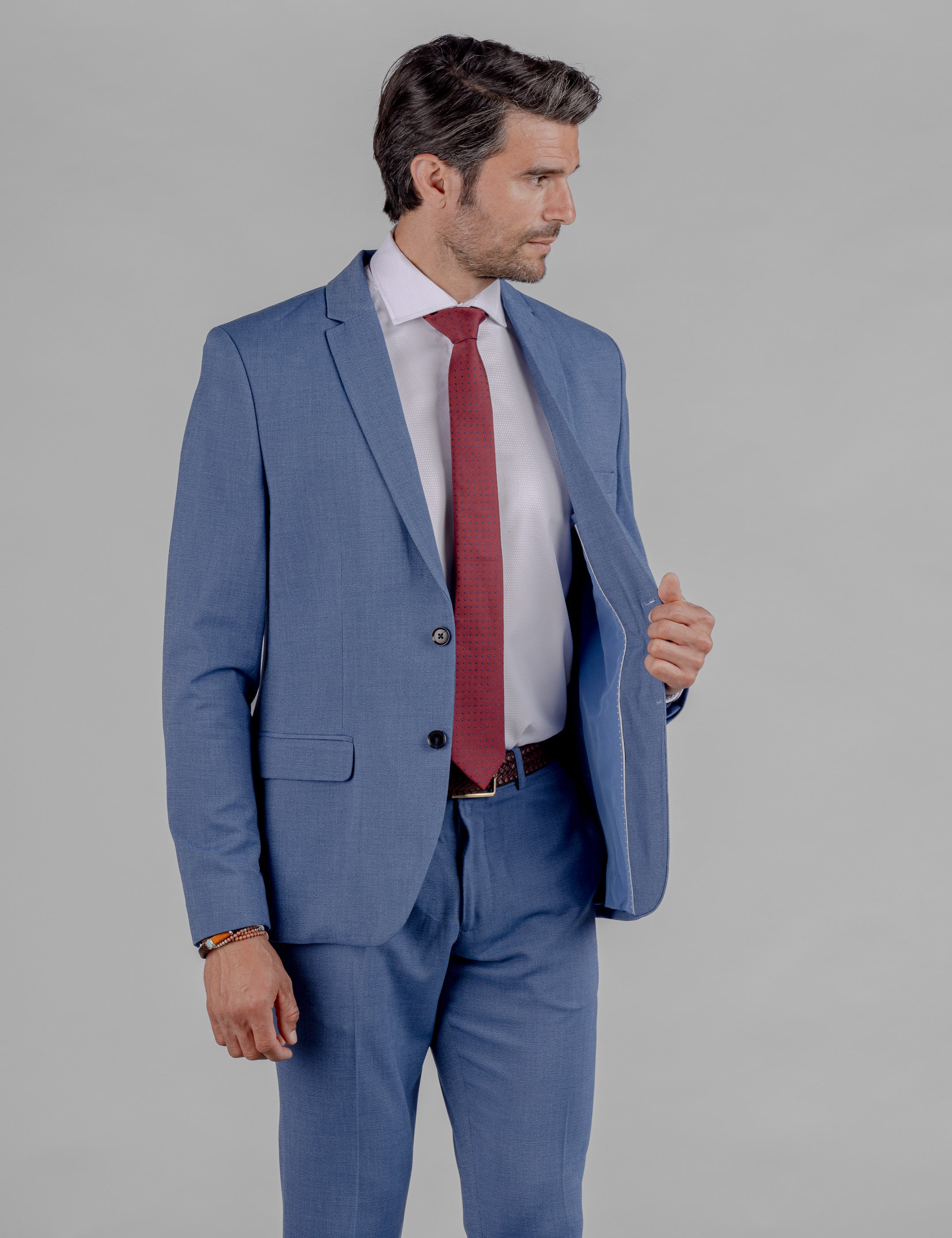 AMERICANA TRAJE AZULINO