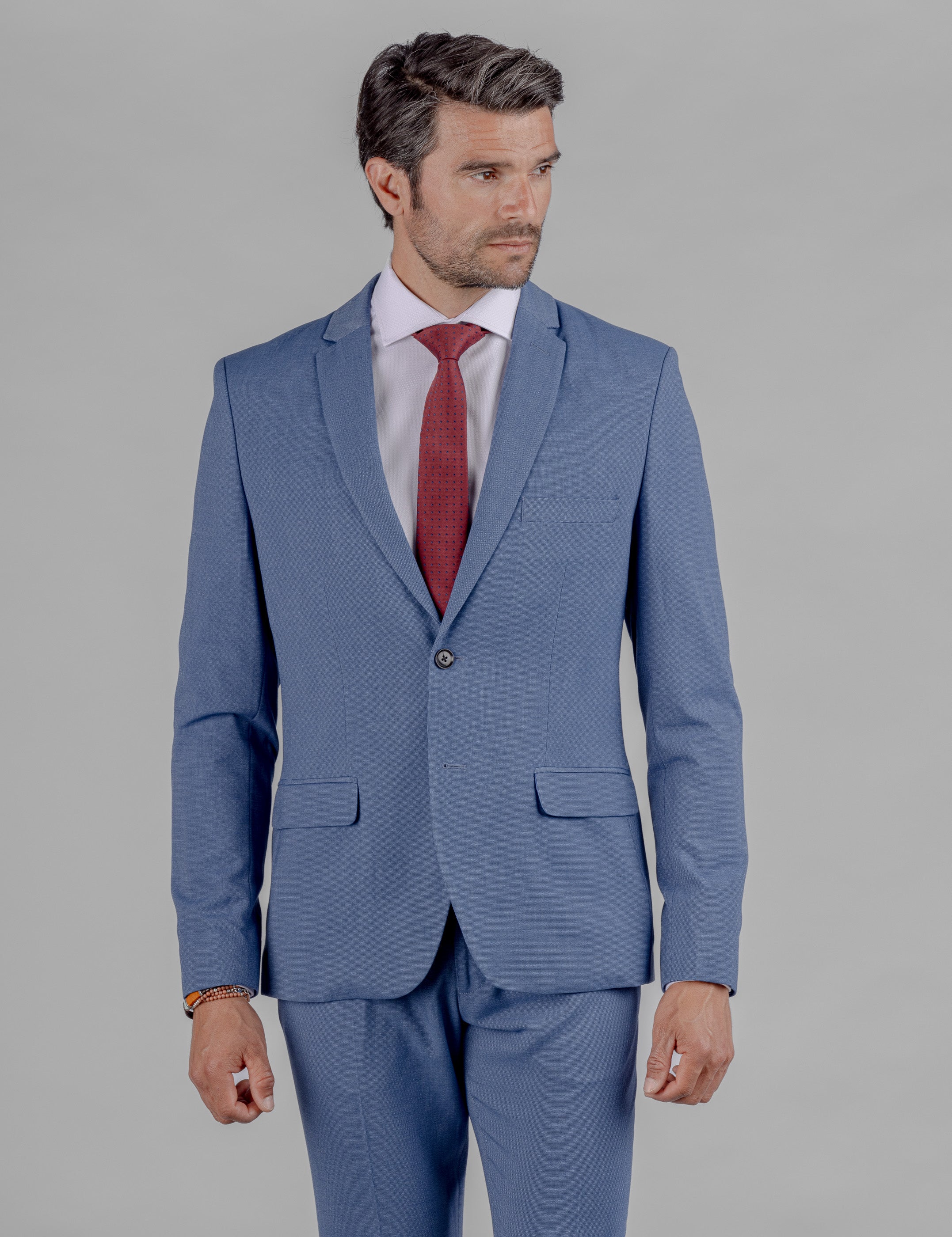 AMERICANA TRAJE AZULINO