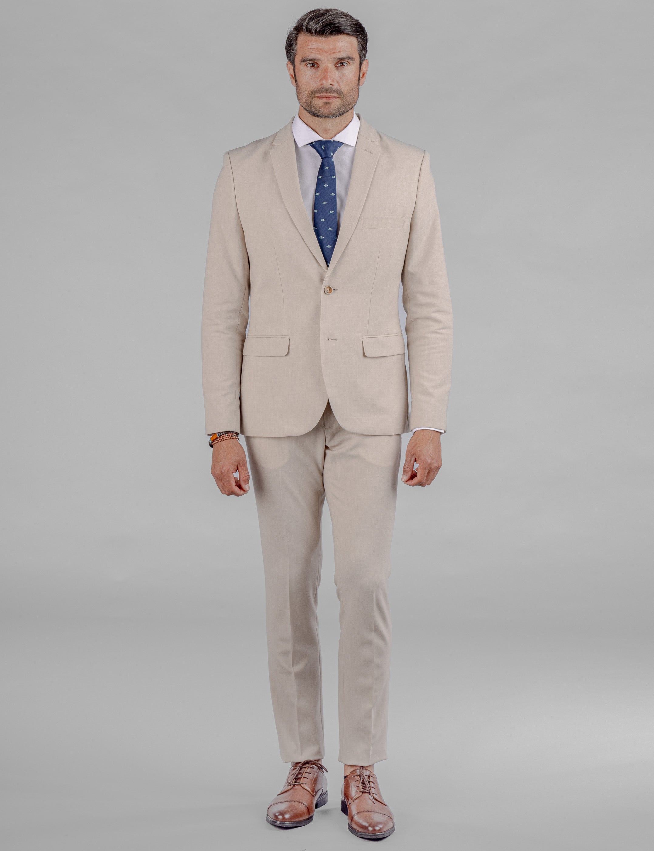 PANTALÓN DE TRAJE BEIGE
