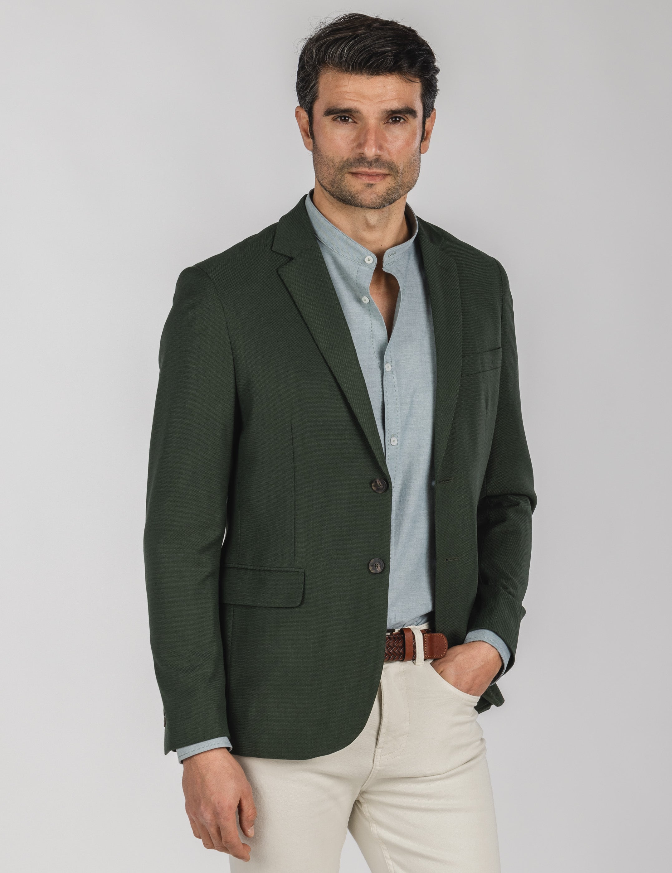 CHAQUETA TRAJE VERDE
