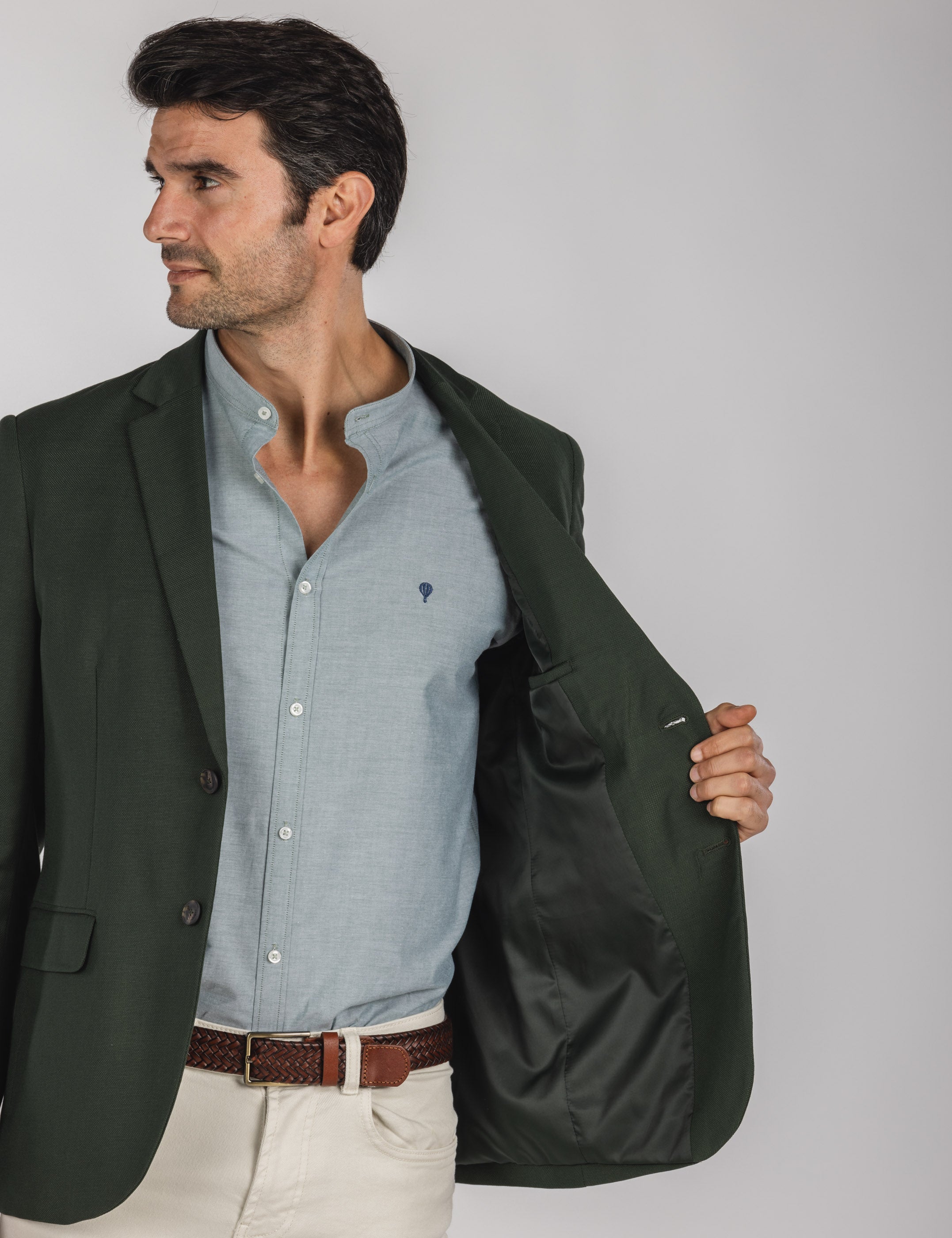CHAQUETA TRAJE VERDE