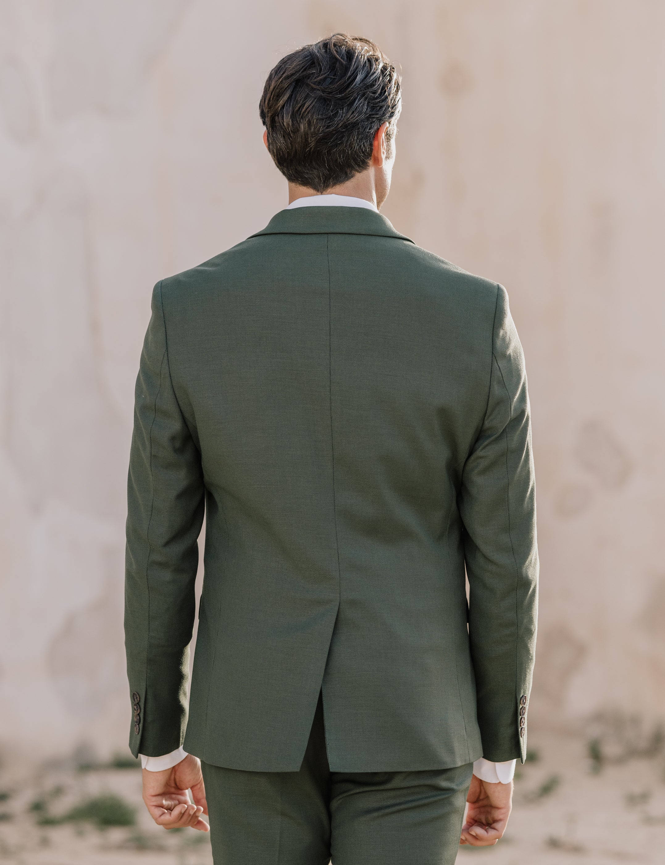 CHAQUETA TRAJE VERDE