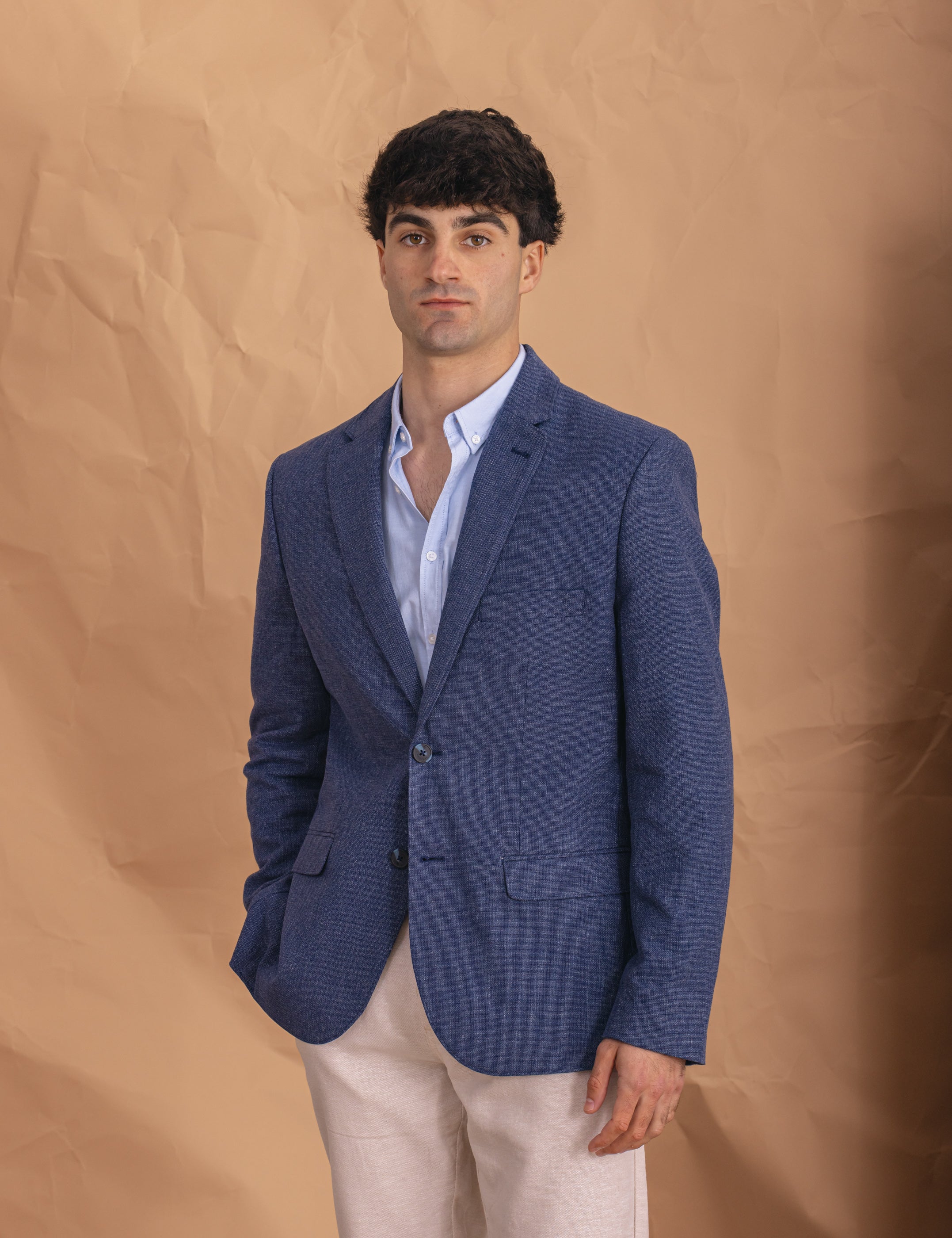 BLAZER CASUAL AZULINO