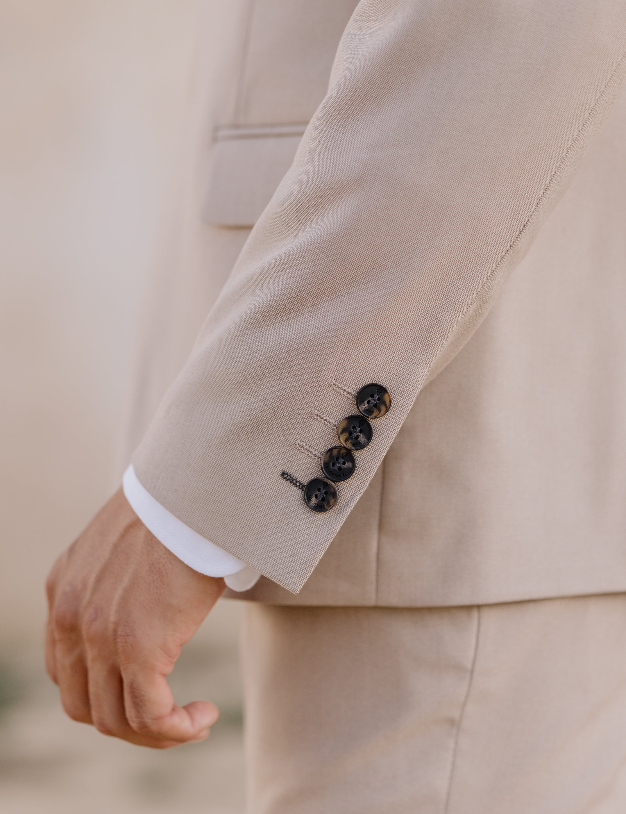 AMERICANA TRAJE BEIGE