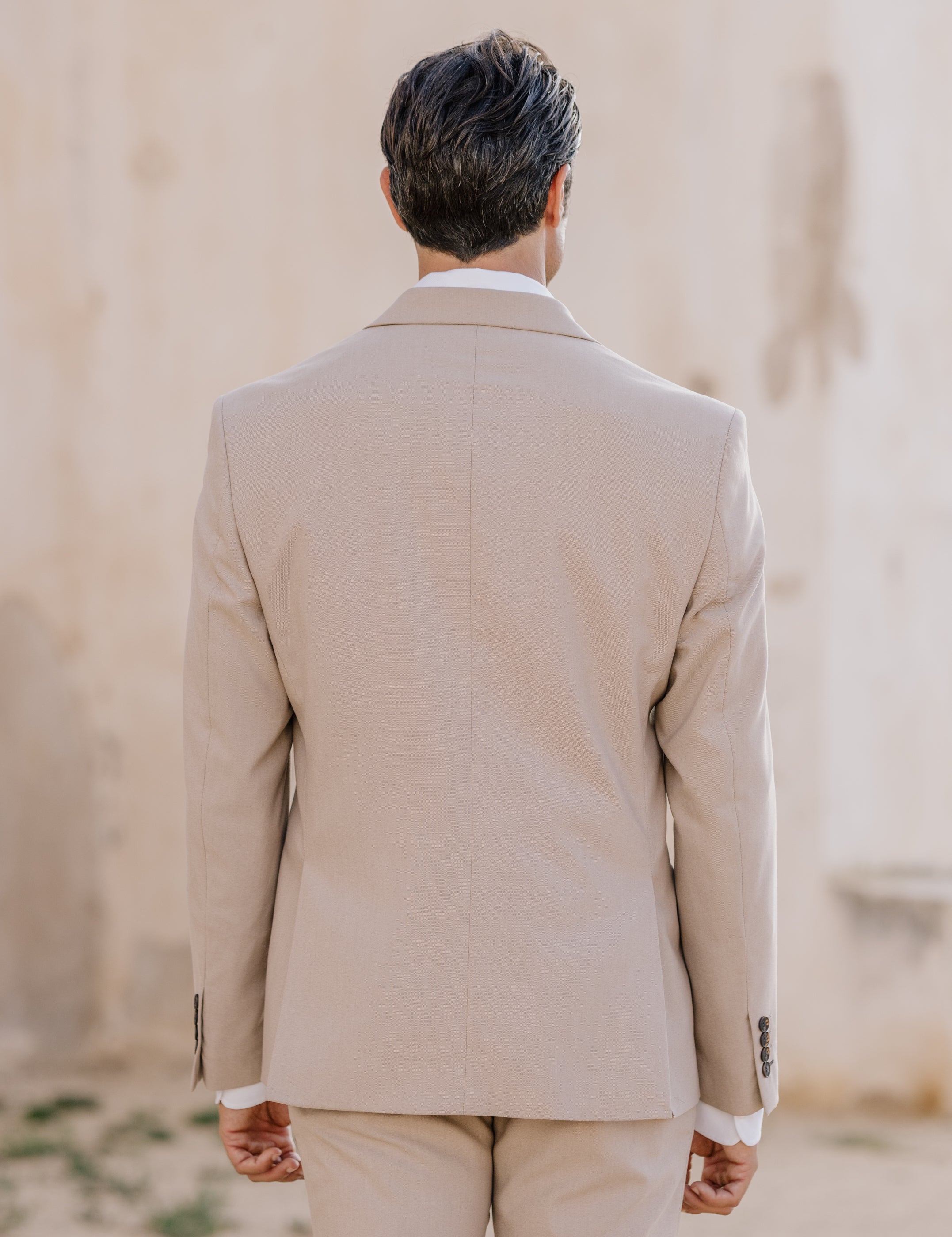 AMERICANA TRAJE BEIGE