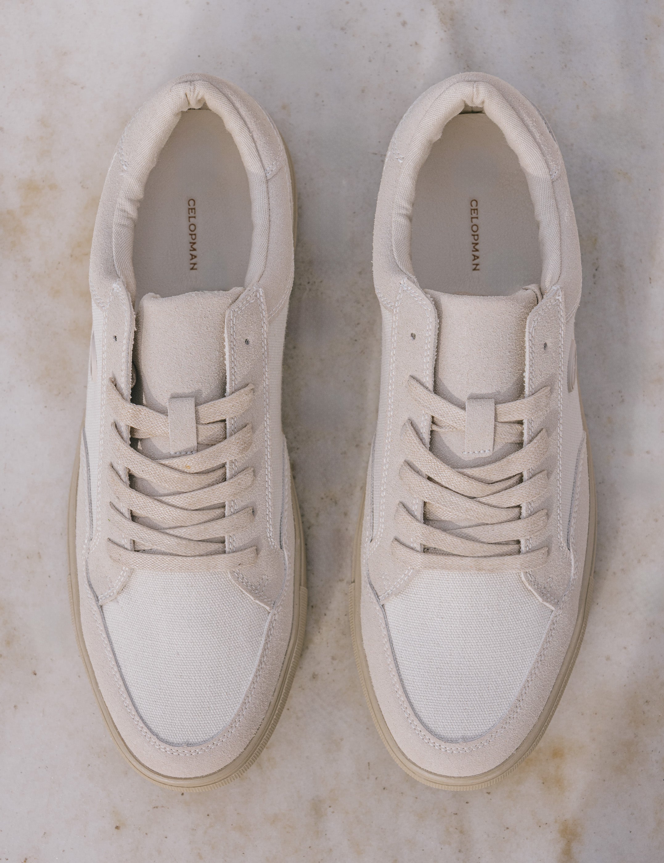 SNEAKERS BEIGE LOGO