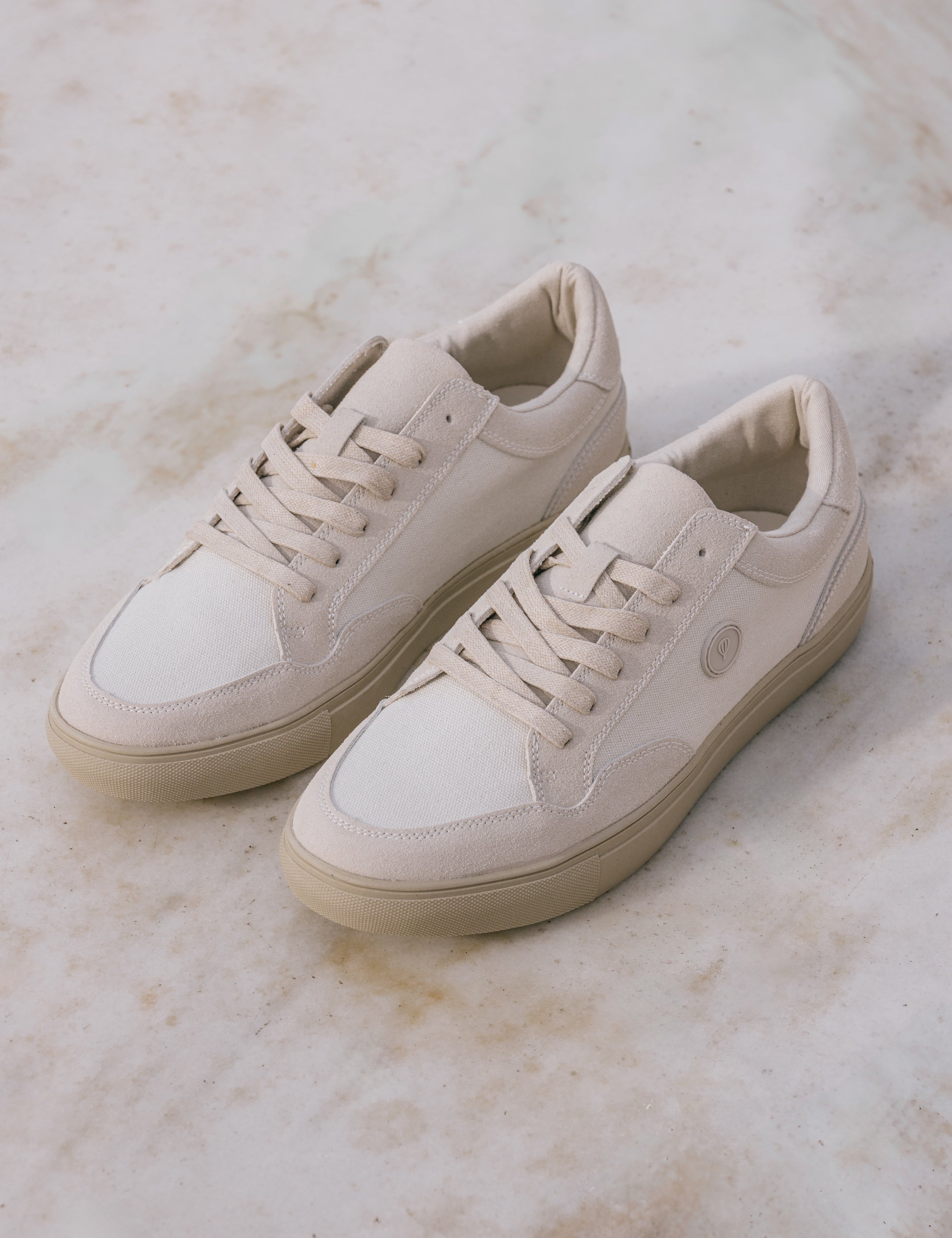 SNEAKERS BEIGE LOGO