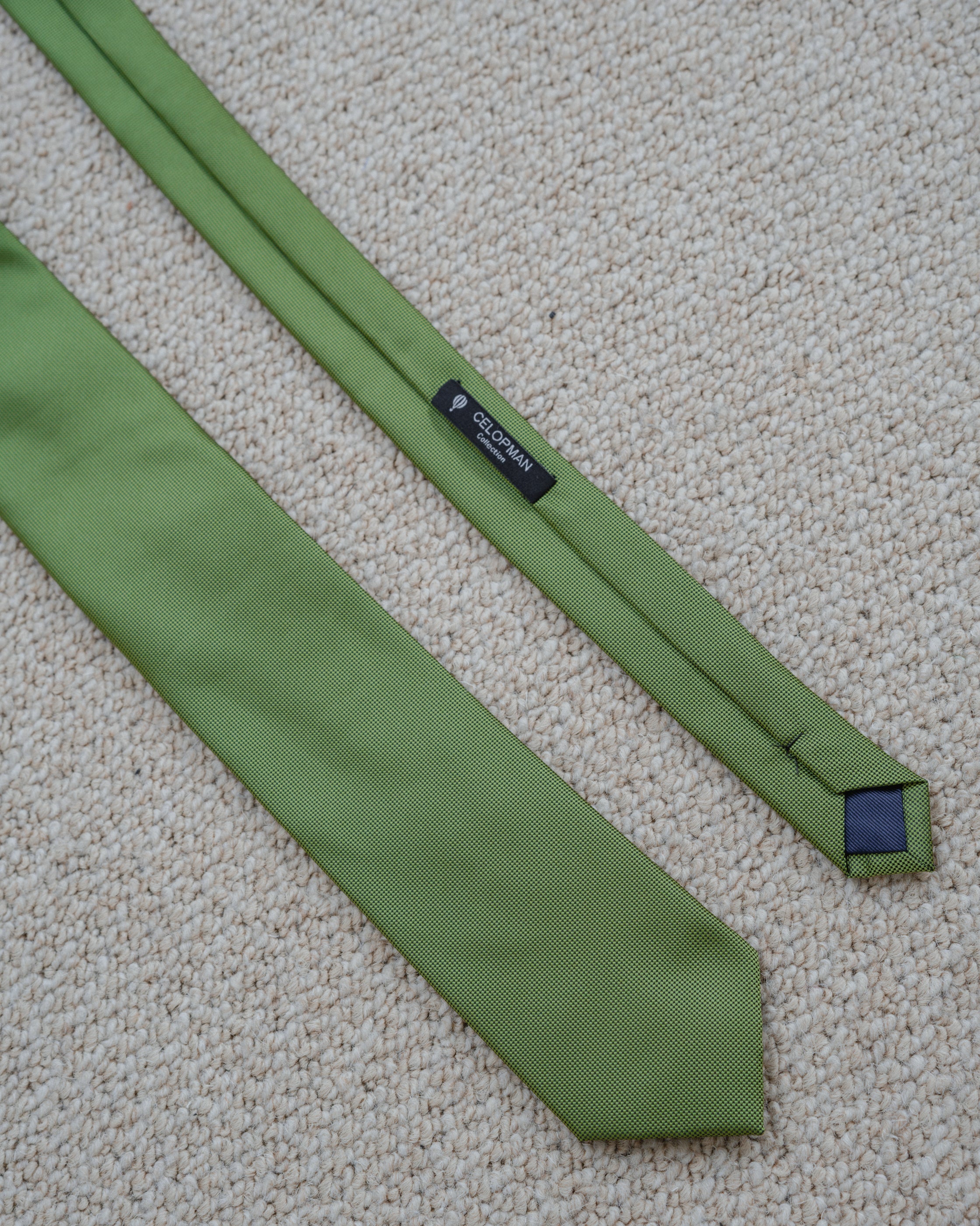 CORBATA BÁSICA CUADRILLÉ VERDE