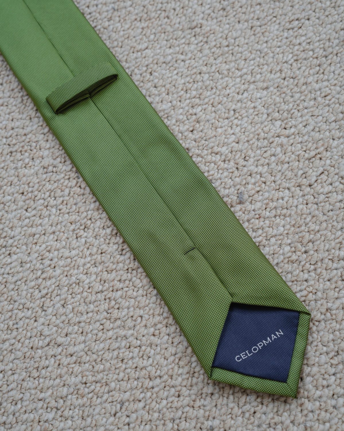 GRAVATA BÁSICA XADREZ VERDE