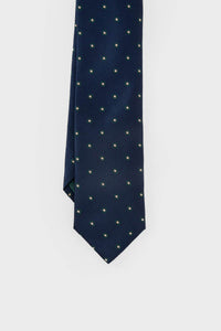 CORBATA AZUL DISEÑO FLOR