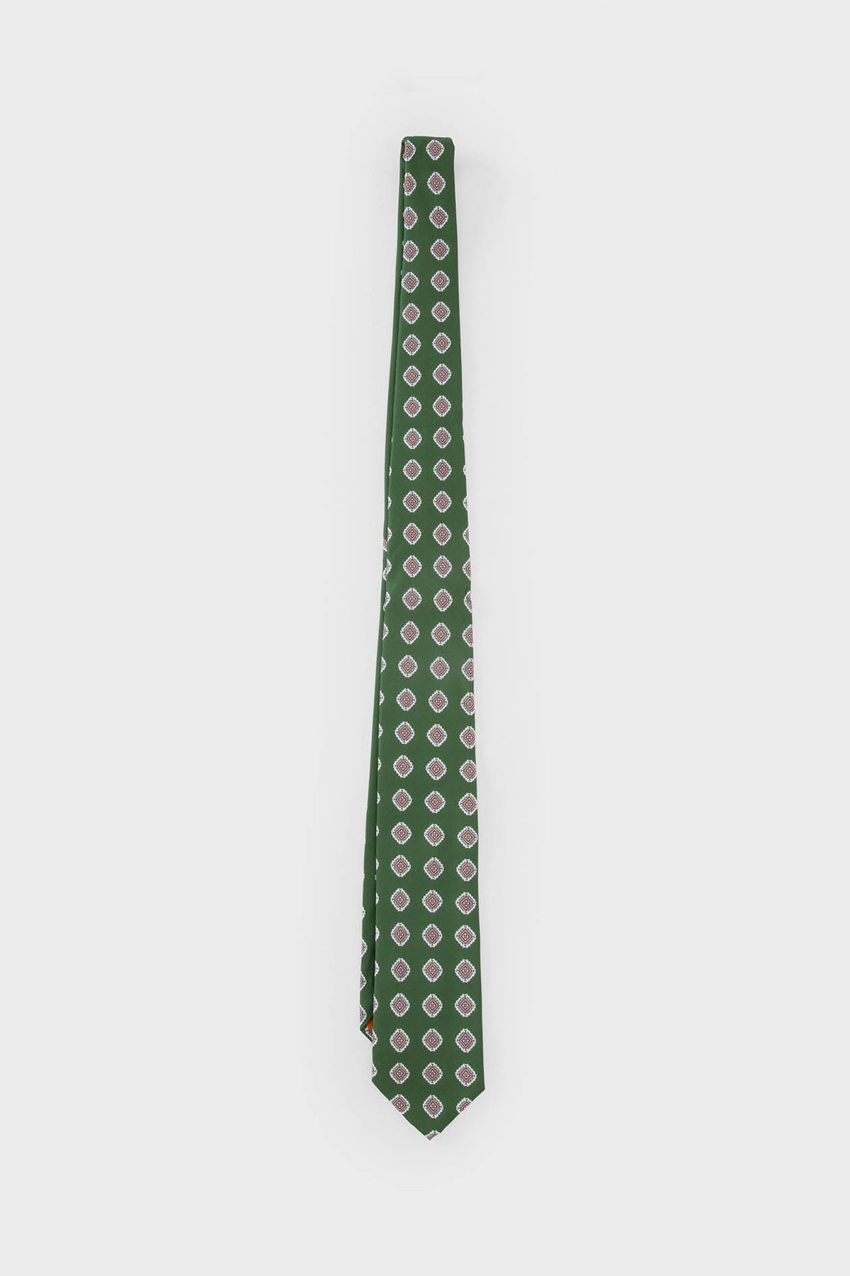 CORBATA VERDE DISEÑO MOSAICO