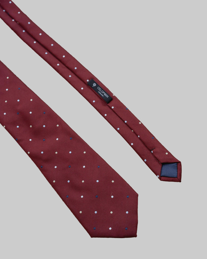 CORBATA BURDEOS TOPOS