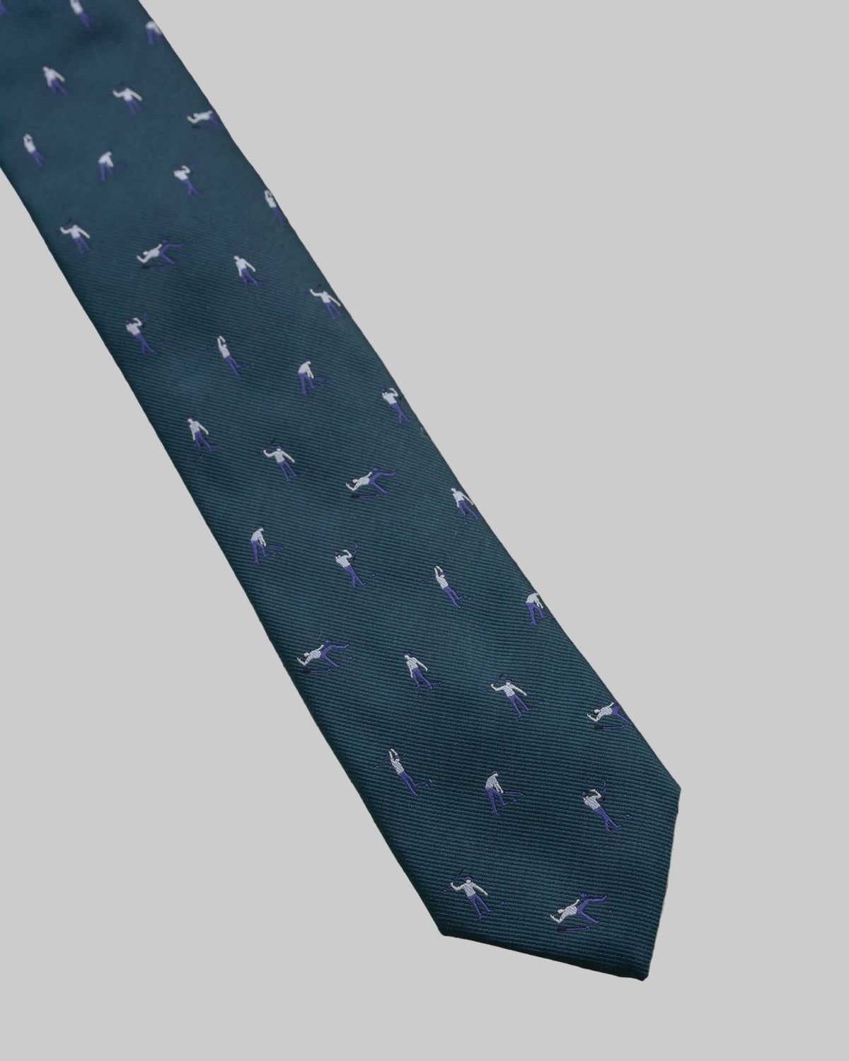 CORBATA AZUL DISEÑO GOLF