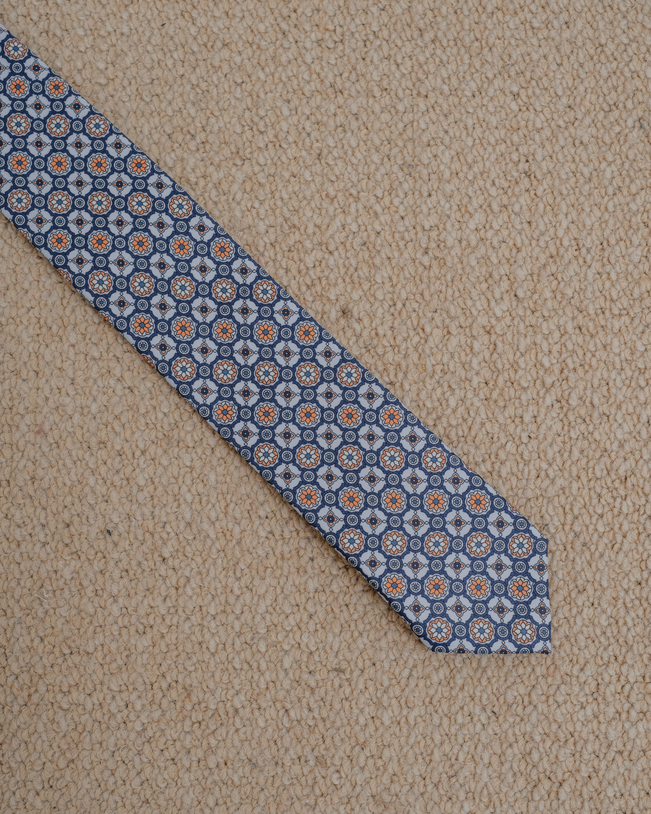 CORBATA CELESTE AZULEJOS