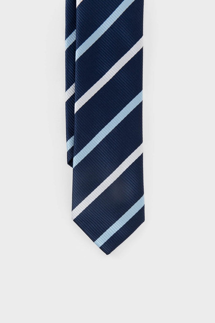 CORBATA AZUL DIAGONAL