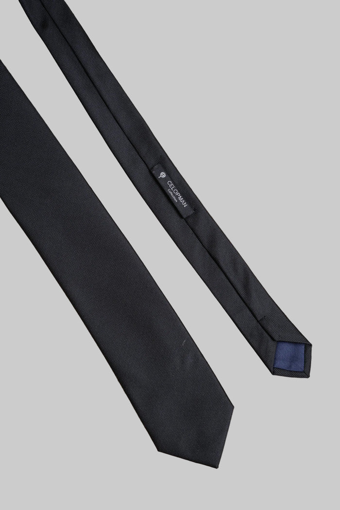 CORBATA BÁSICA CUADRILLÉ NEGRA