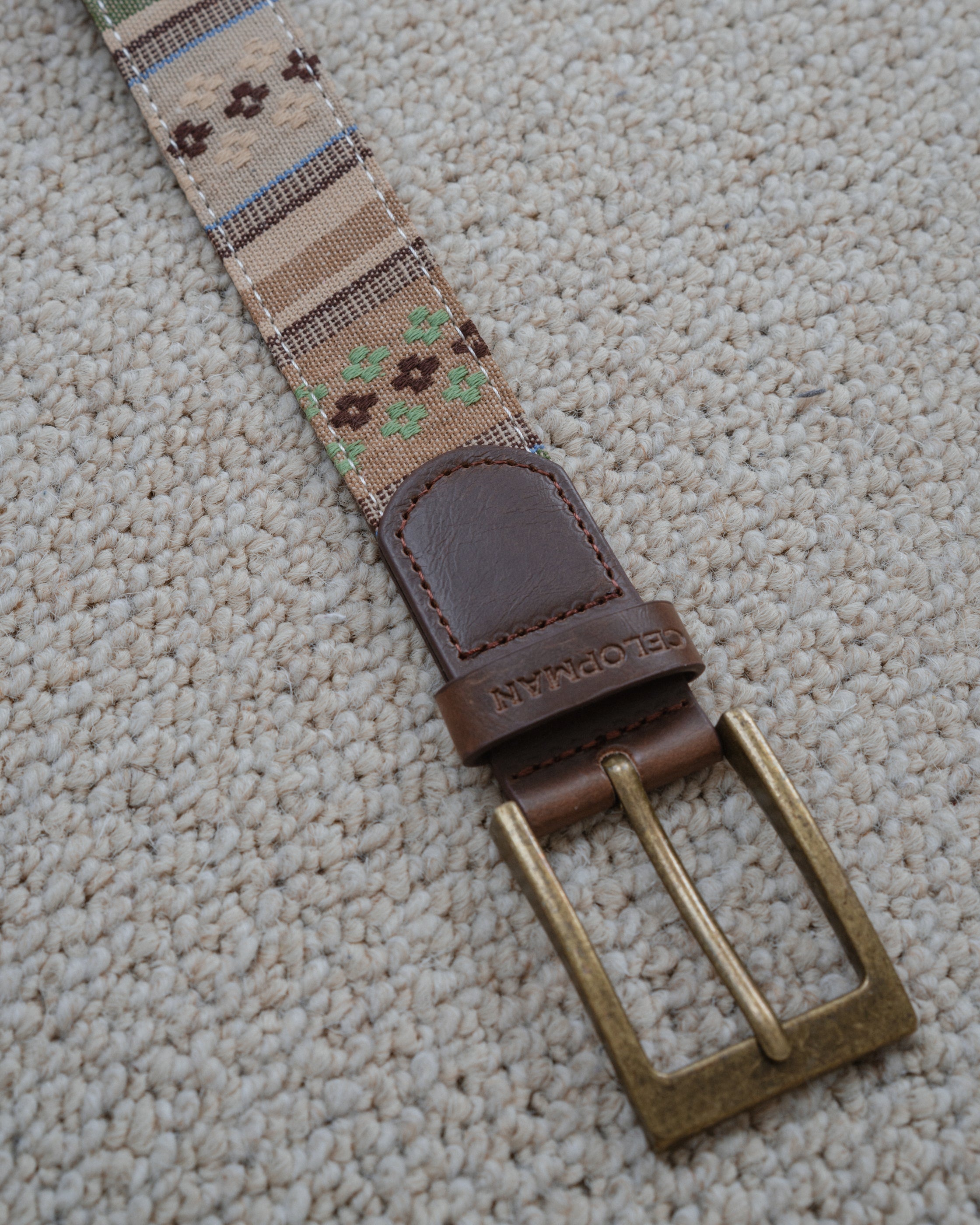 CINTURON GRECAS BEIGE