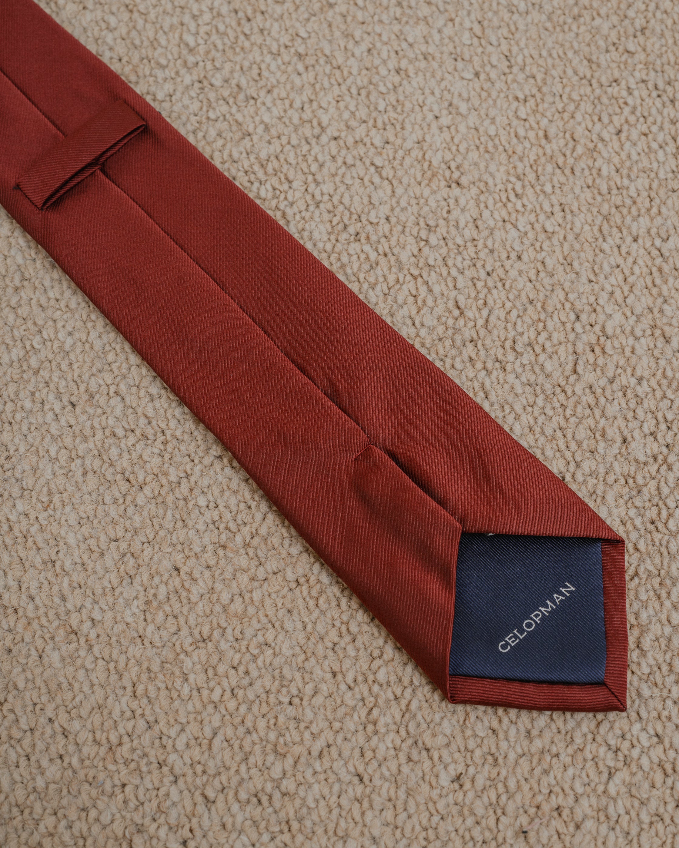 CORBATA BÁSICA OTTOMAN BURDEOS