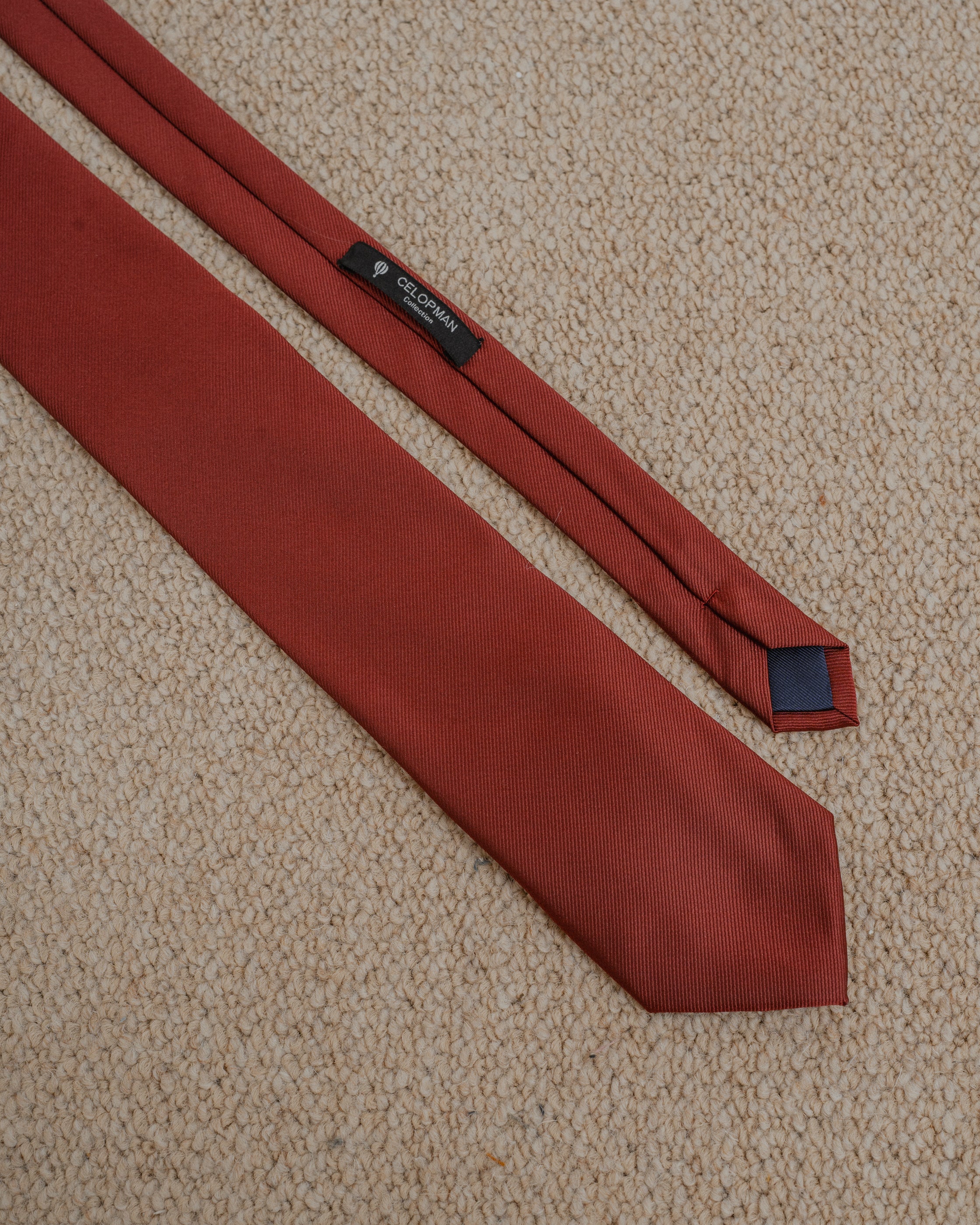 CORBATA BÁSICA OTTOMAN BURDEOS