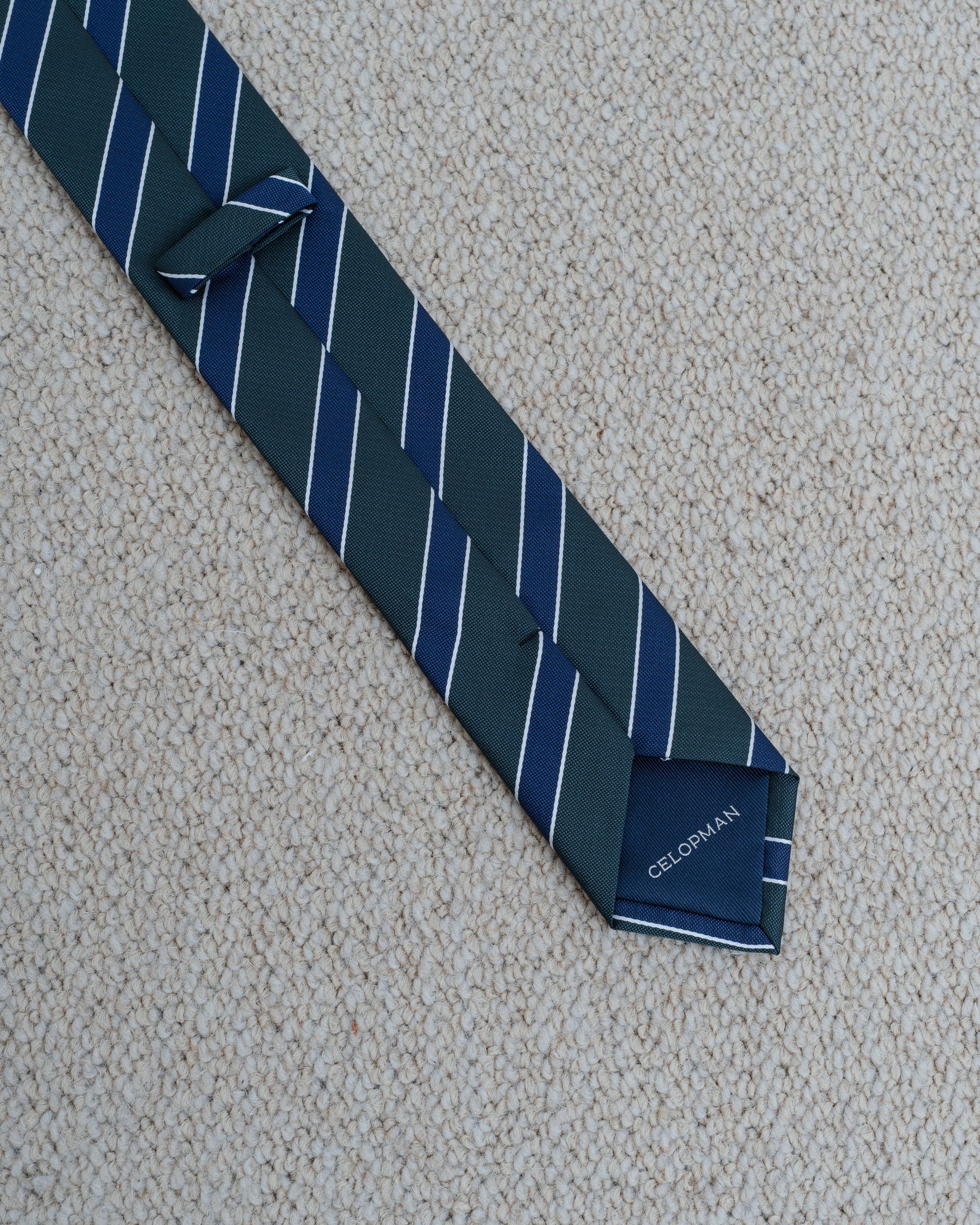 CORBATA VERDE RAYA DIAGONAL