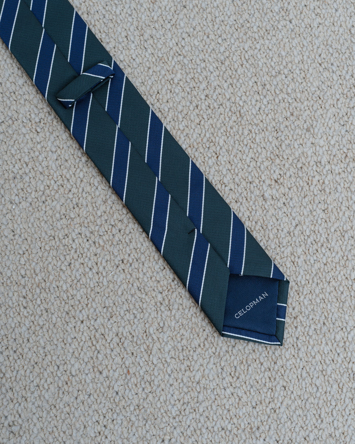 CORBATA VERDE RAYA DIAGONAL