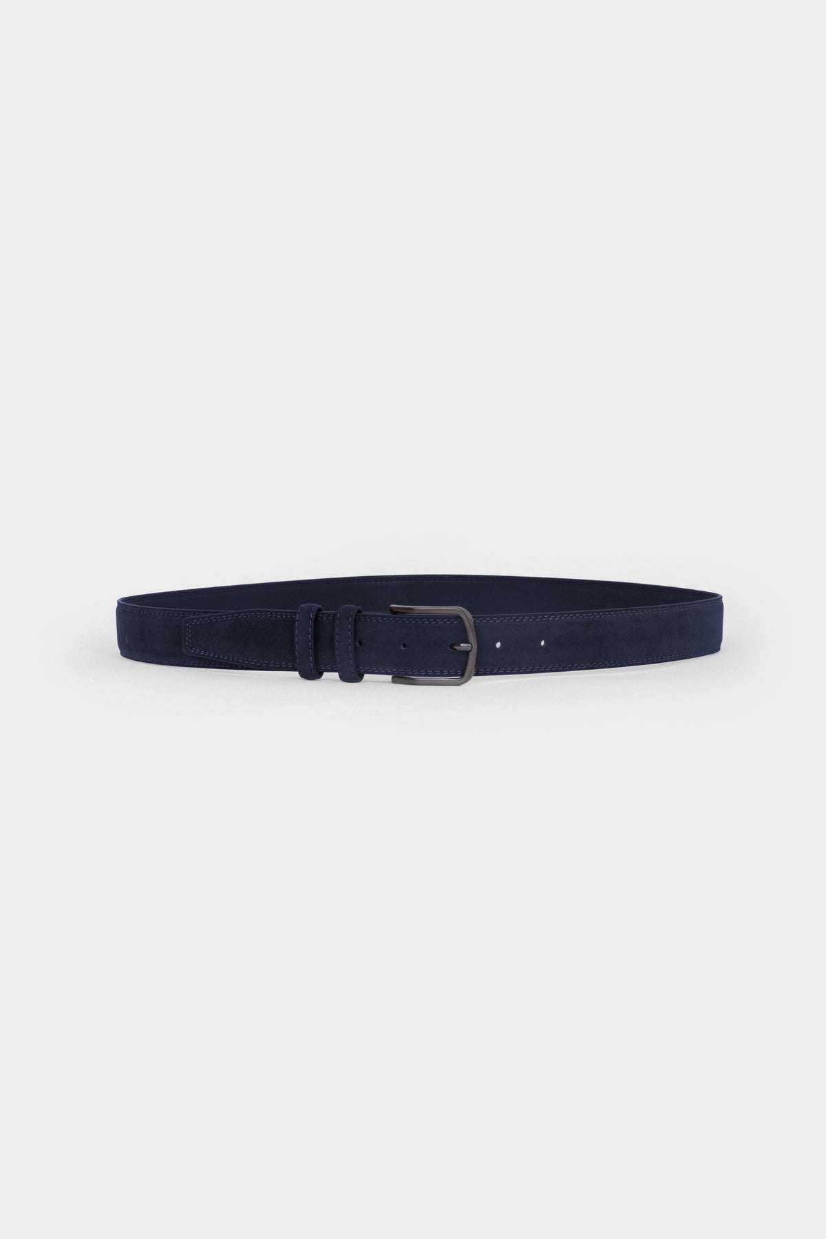 CINTURON TEXTURA SUEDE AZUL