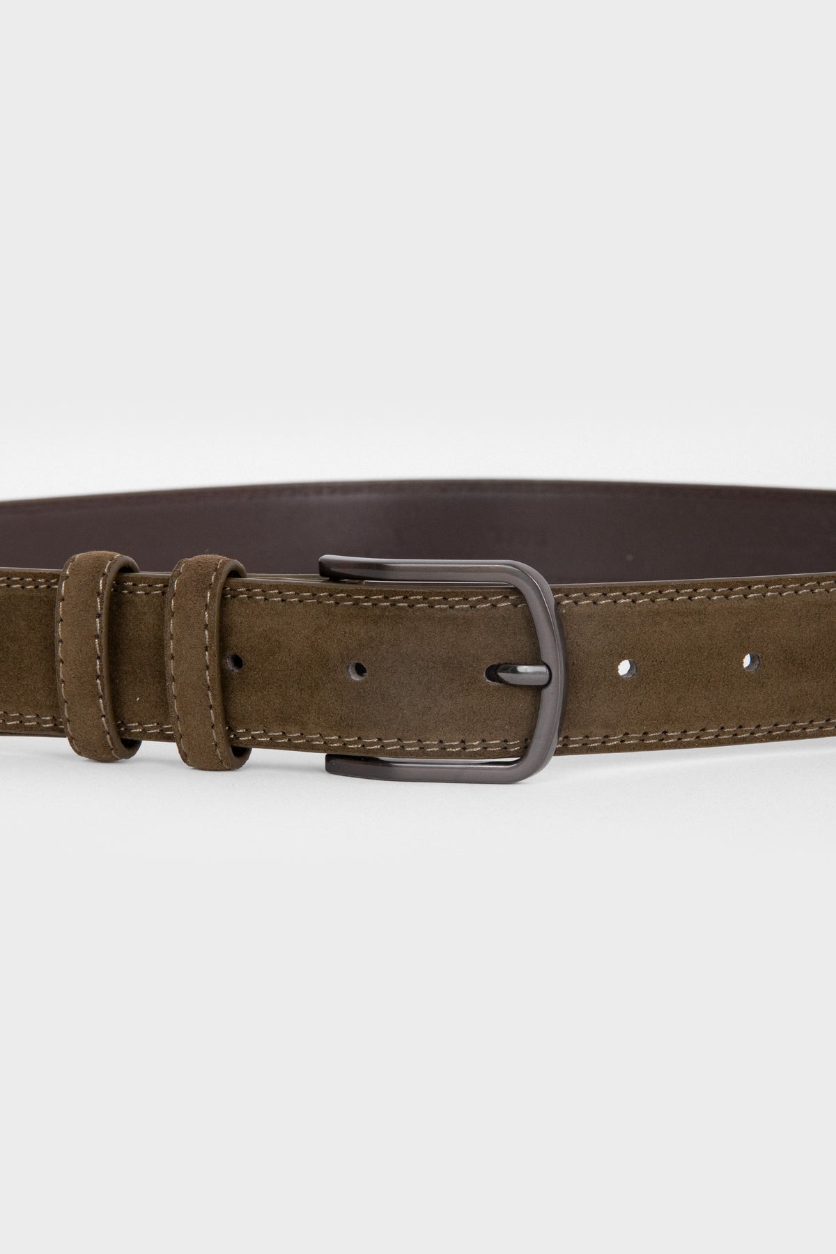 CINTURON TEXTURA SUEDE VERDE