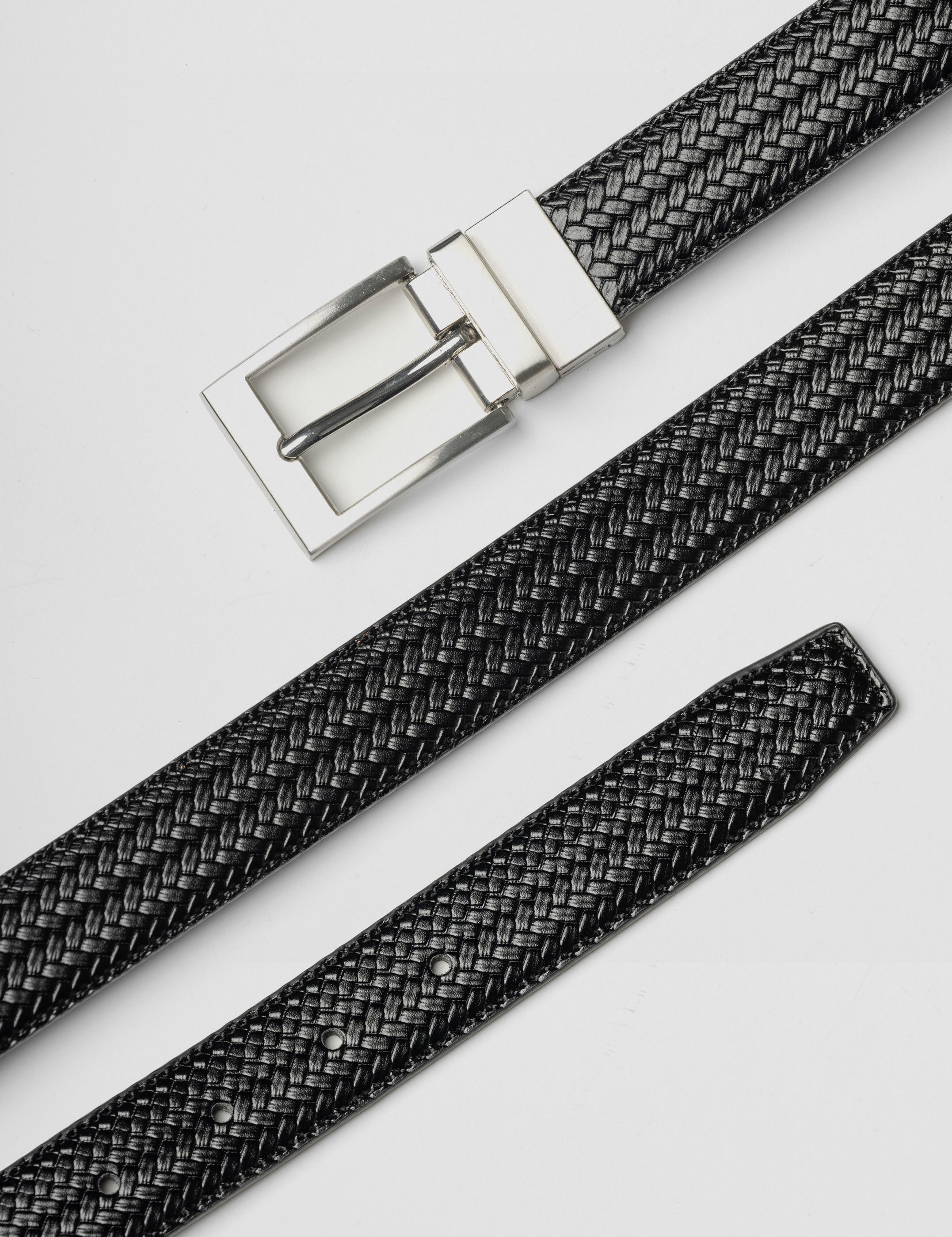 CINTURON REVERSIBLE EFECTO PIEL NEGRO/MARRON