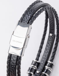 ARMBAND GEFLOCHTEN KOMBINIERT