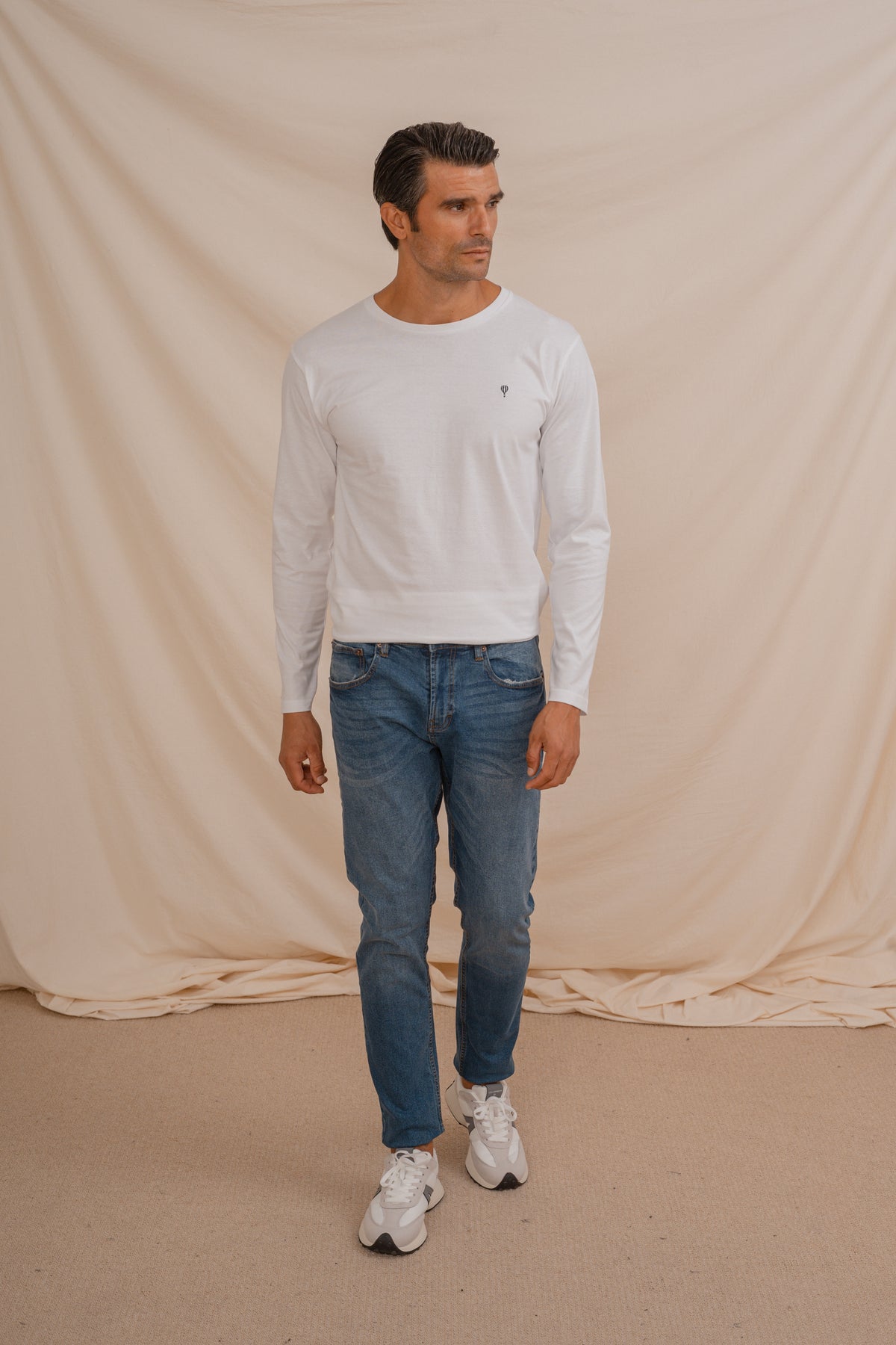 CALÇA DE GANGAS CINTURA SUBIDA SLIM