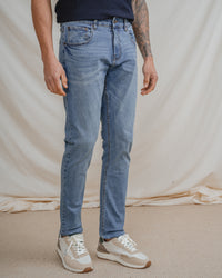 JEAN SLIM BASIC BLEU CIEL