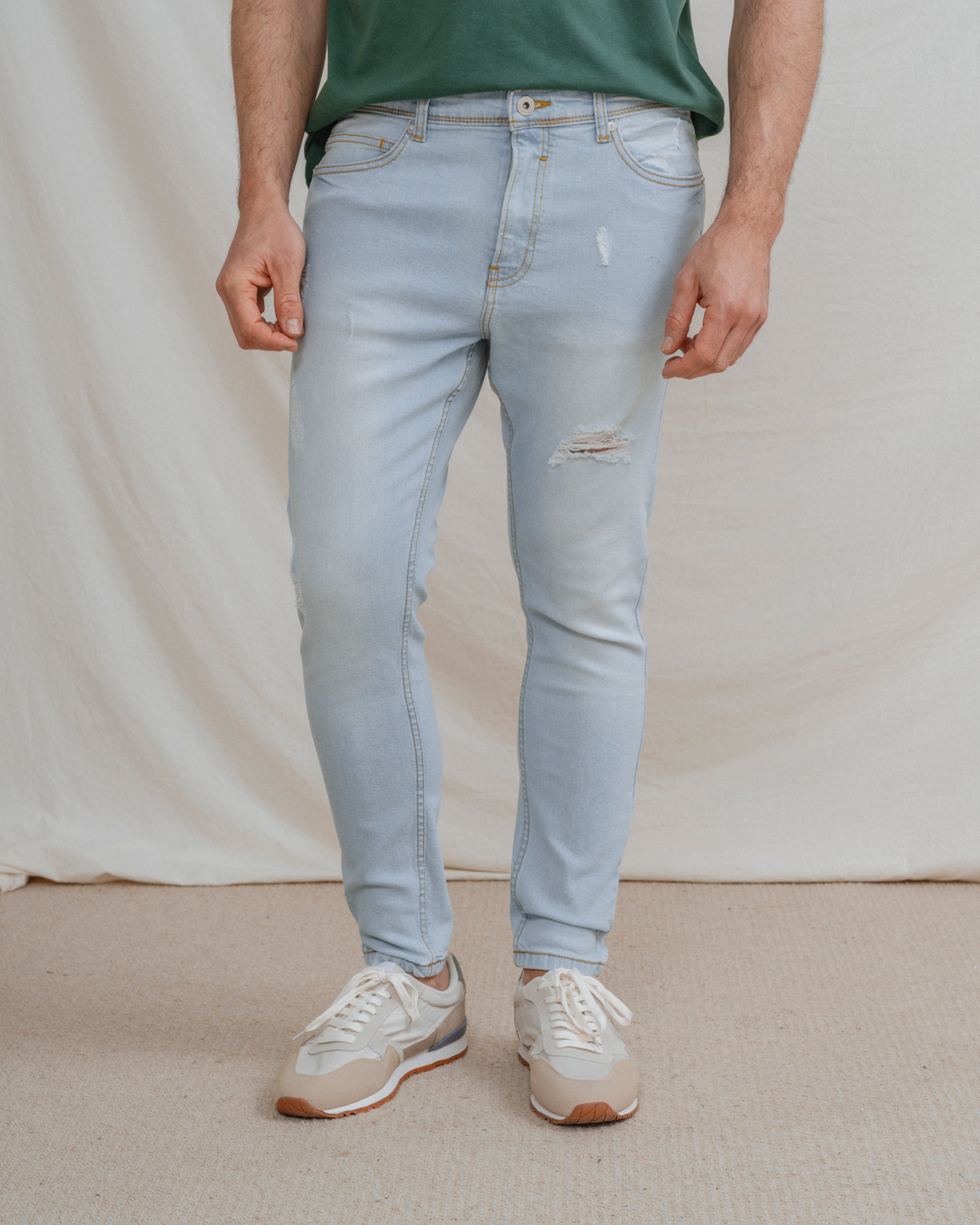 DENIM SKINNY BÁSICO ROTOS