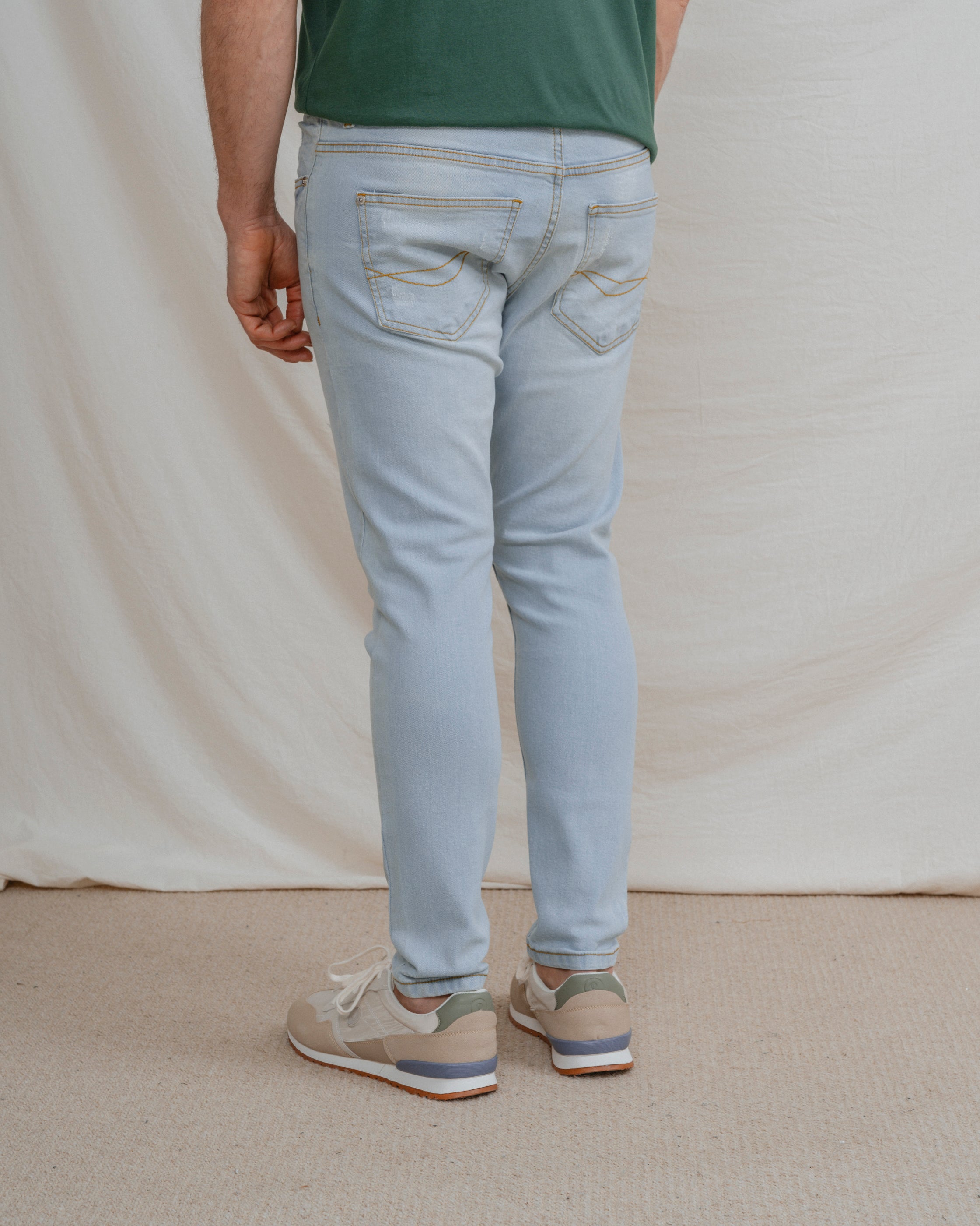 DENIM SKINNY BÁSICO ROTOS