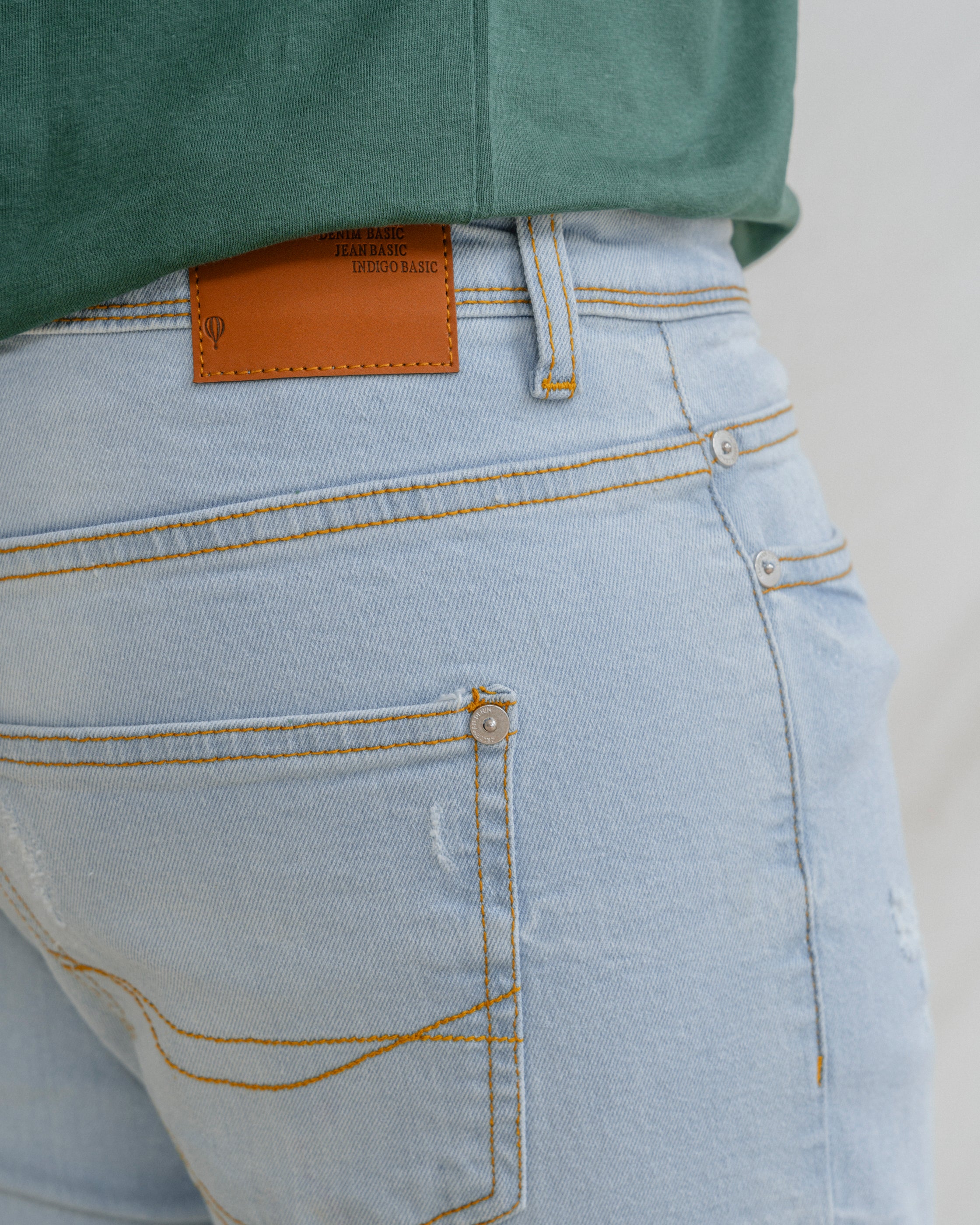 DENIM SKINNY BÁSICO ROTOS