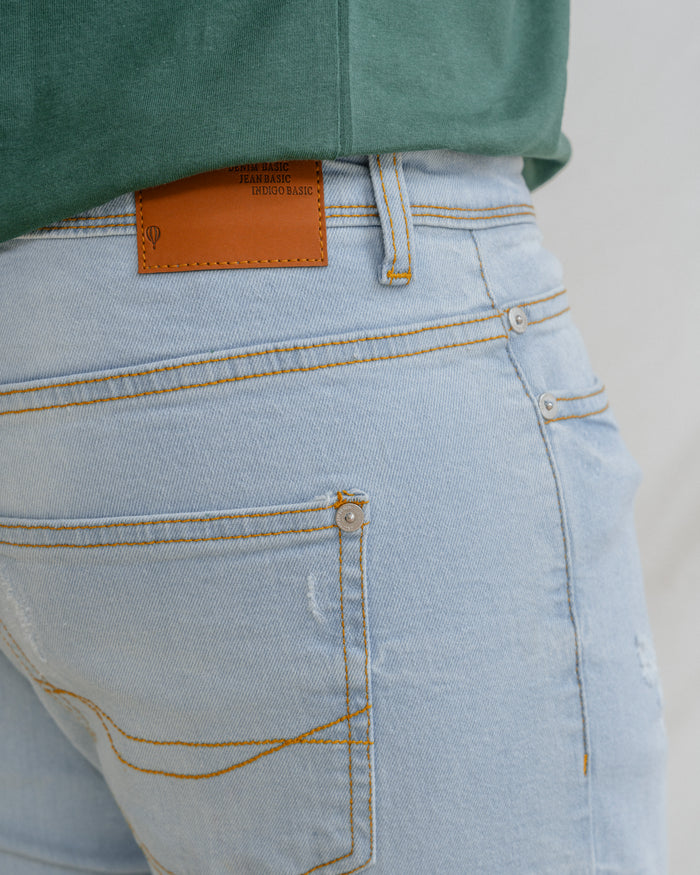 DENIM SKINNY BÁSICO ROTOS