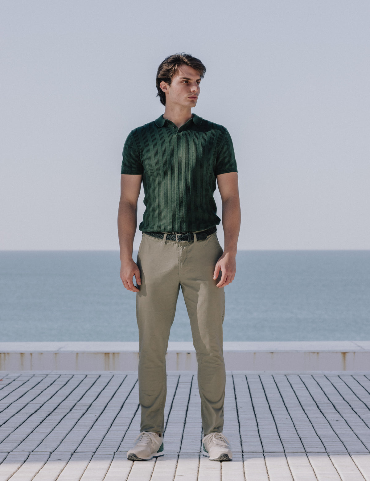 CALÇAS CHINO SKINNY VERDES