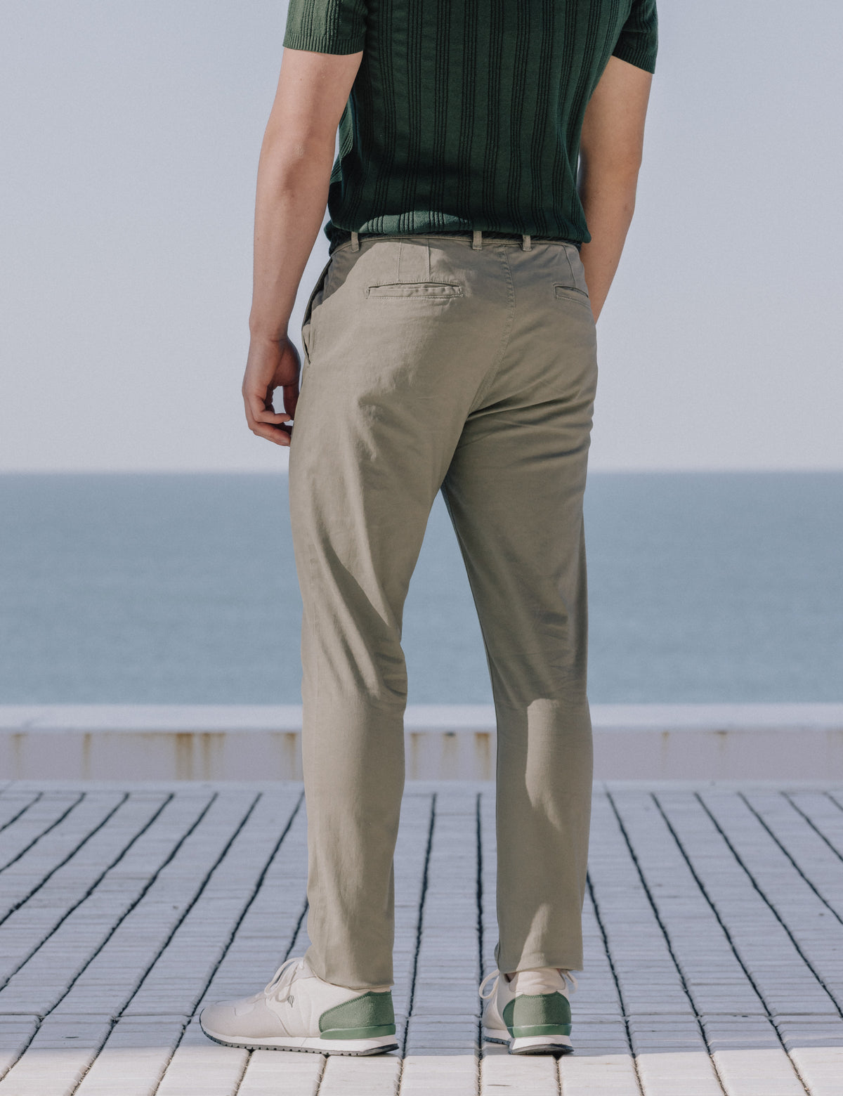 CALÇAS CHINO SKINNY VERDES