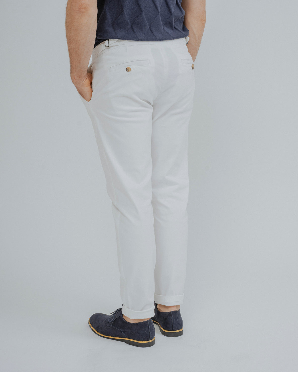 CALÇAS CHINO SLIM PREGAS