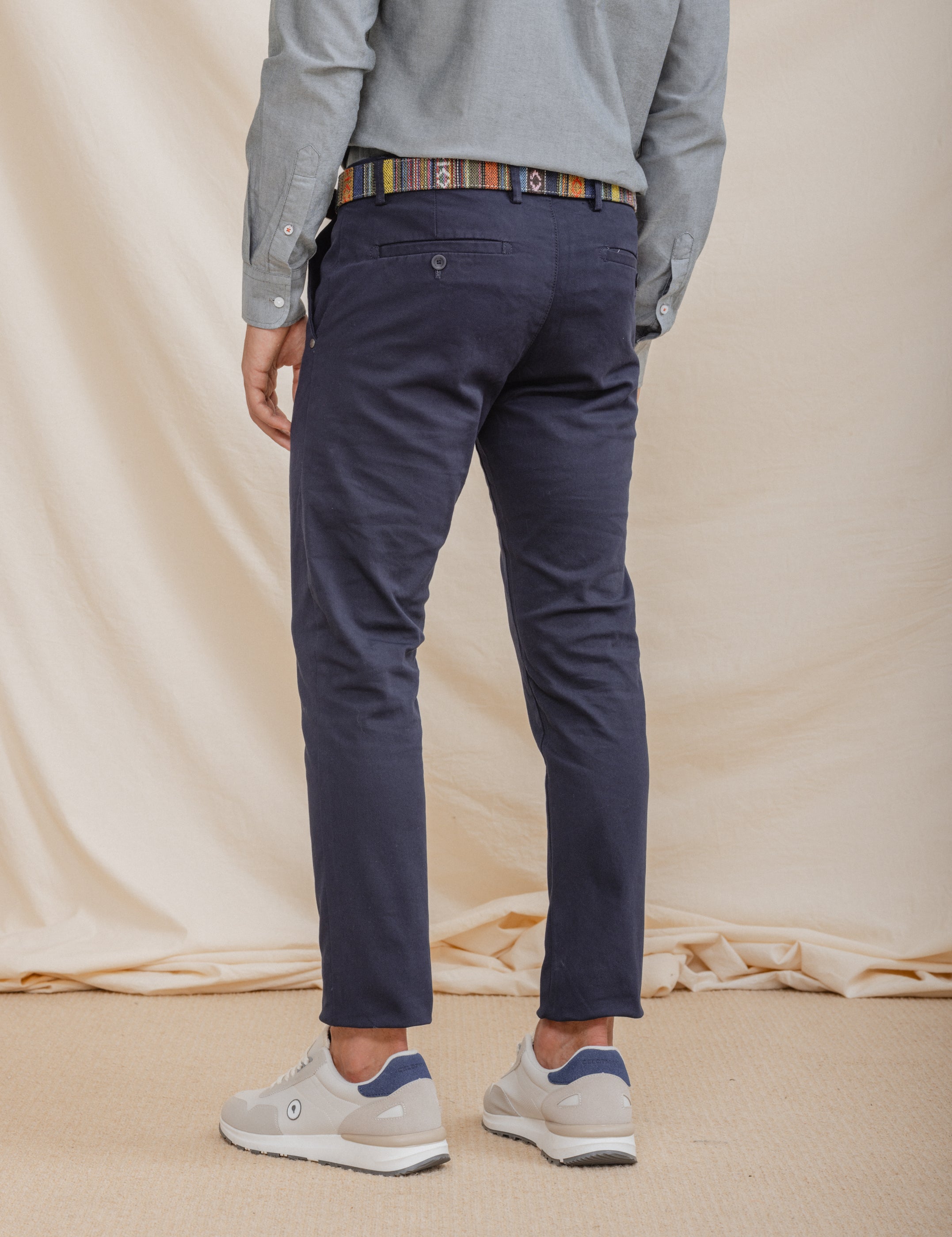 PANTALÓN CASUAL DE VESTIR MARINO