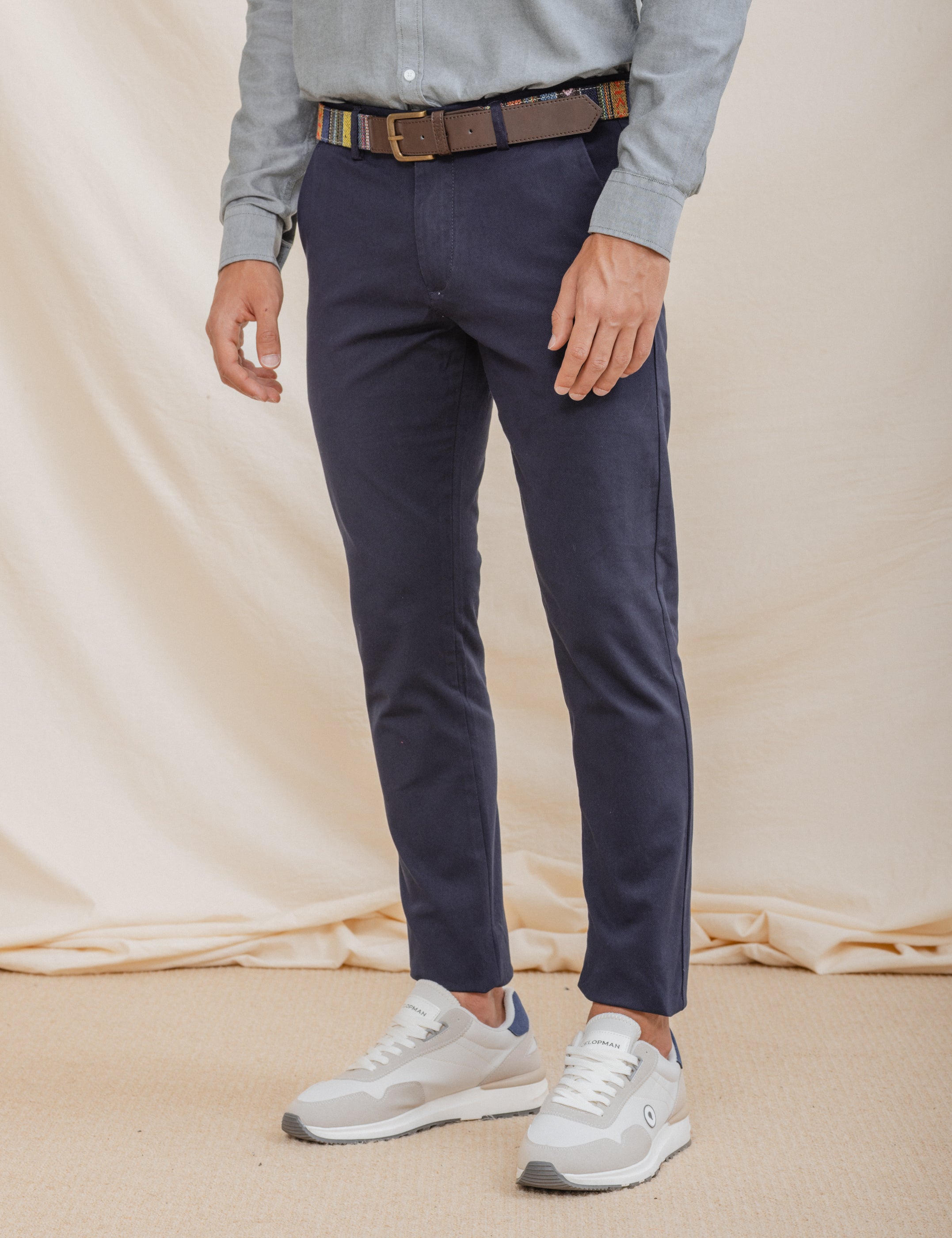 PANTALÓN CASUAL DE VESTIR MARINO
