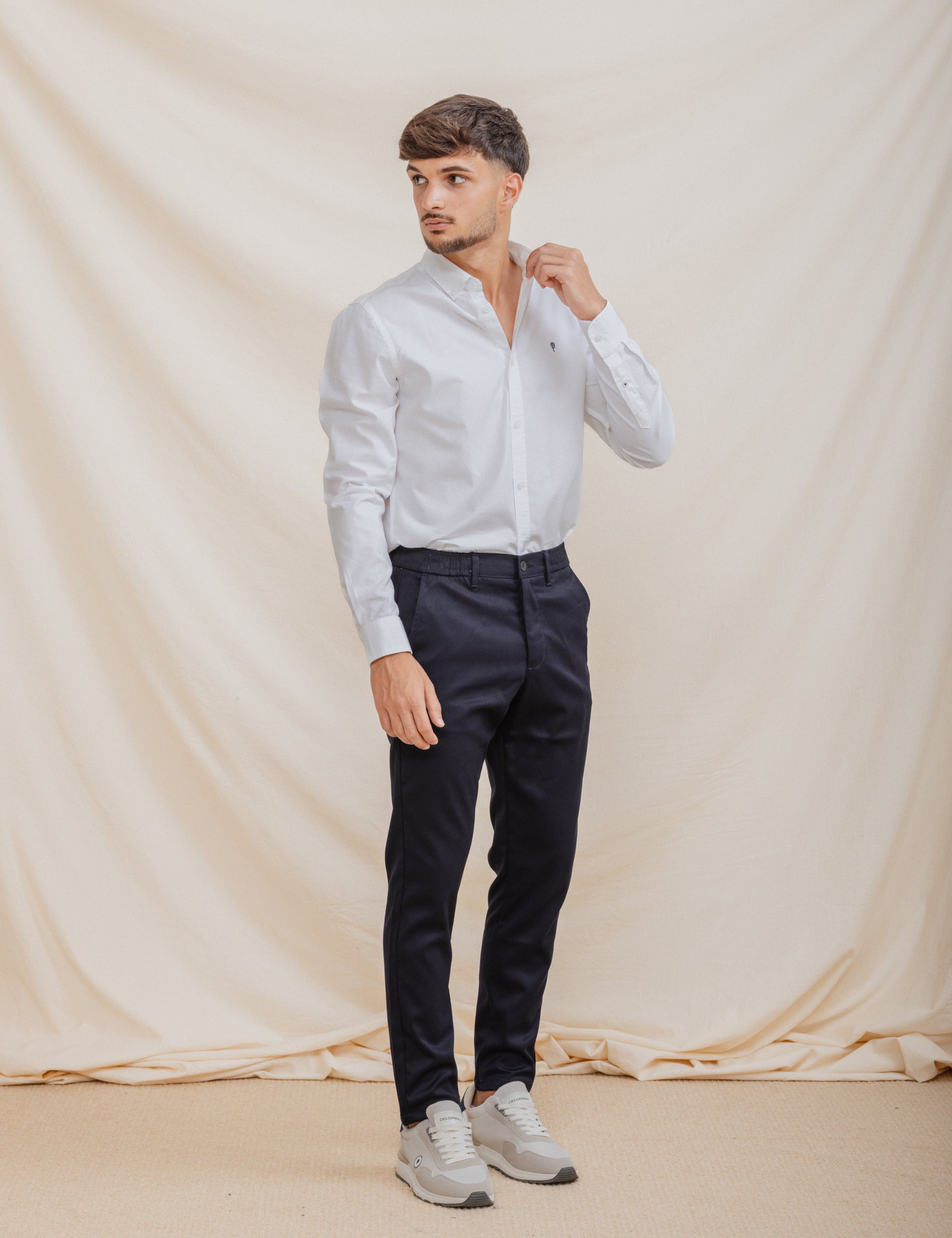 PANTALÓN CASUAL DE VESTIR MARINO
