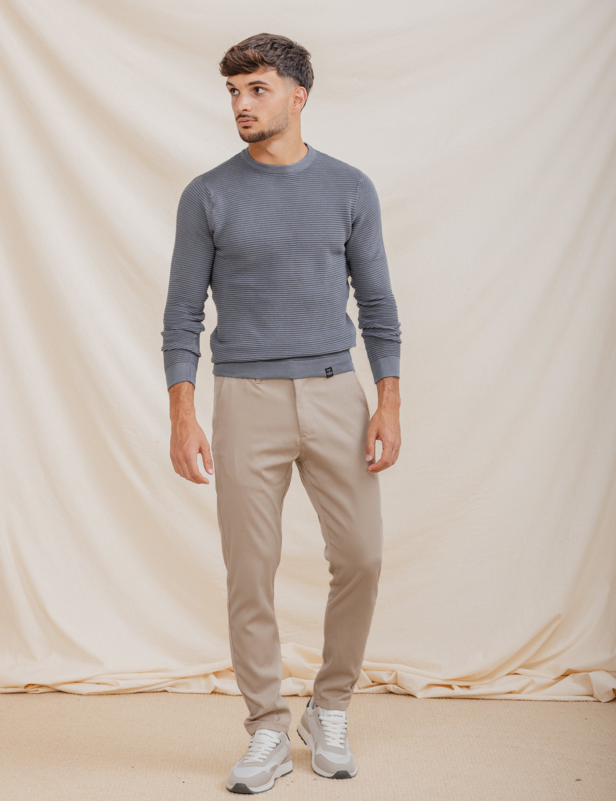 PANTALÓN CASUAL DE VESTIR BEIGE