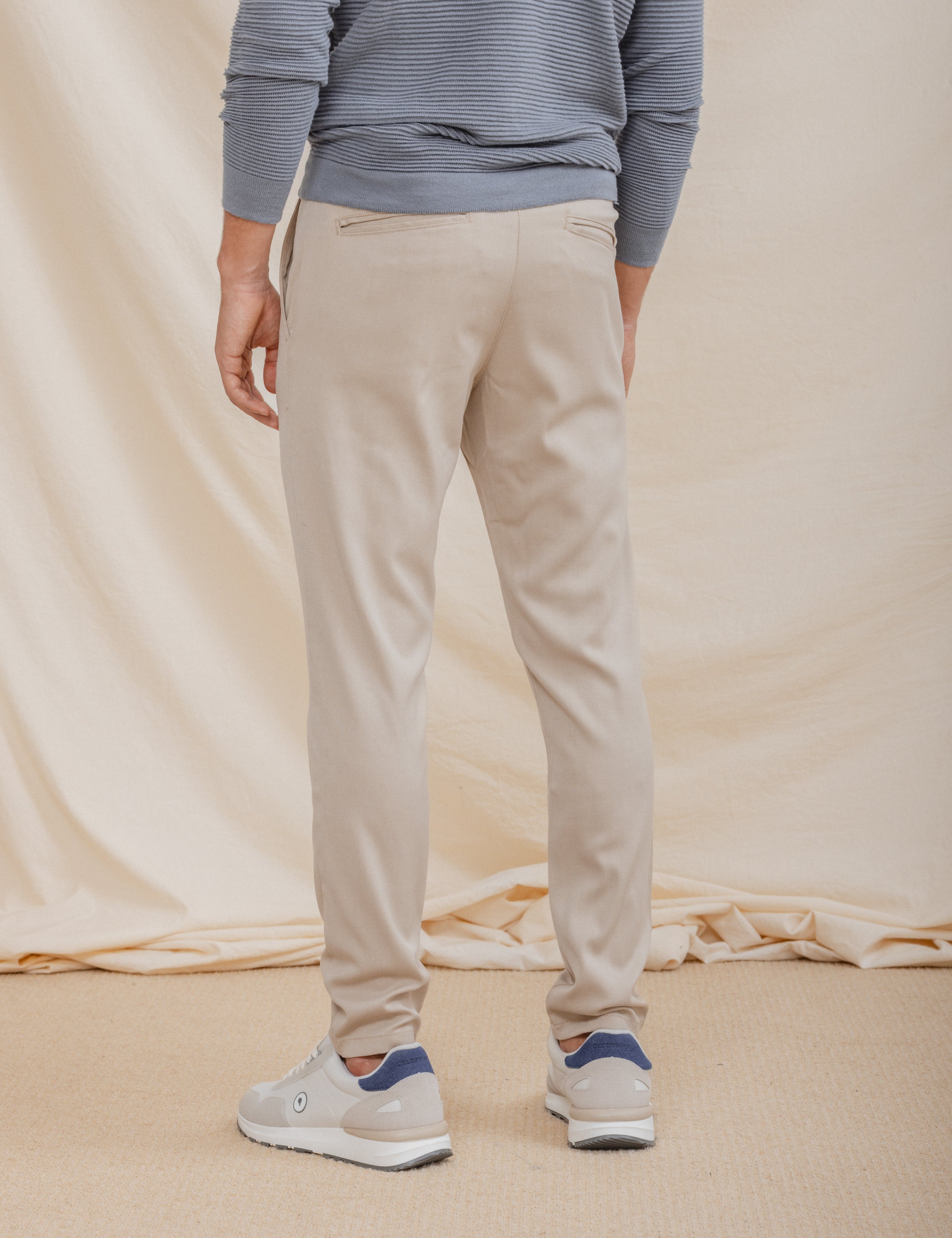 PANTALÓN CASUAL DE VESTIR BEIGE
