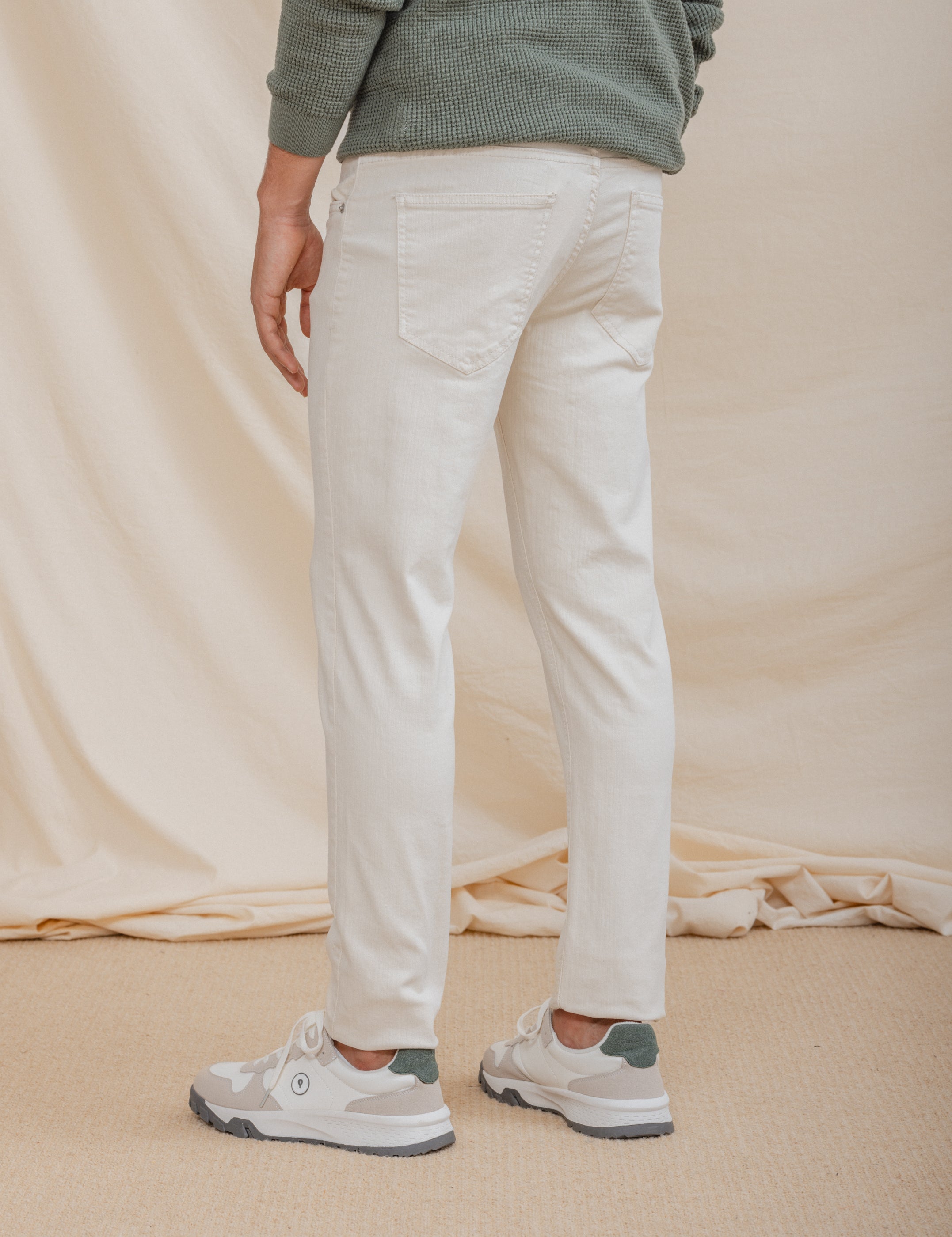 PANTALÓN 5 BOLSILLOS SLIM BEIGE
