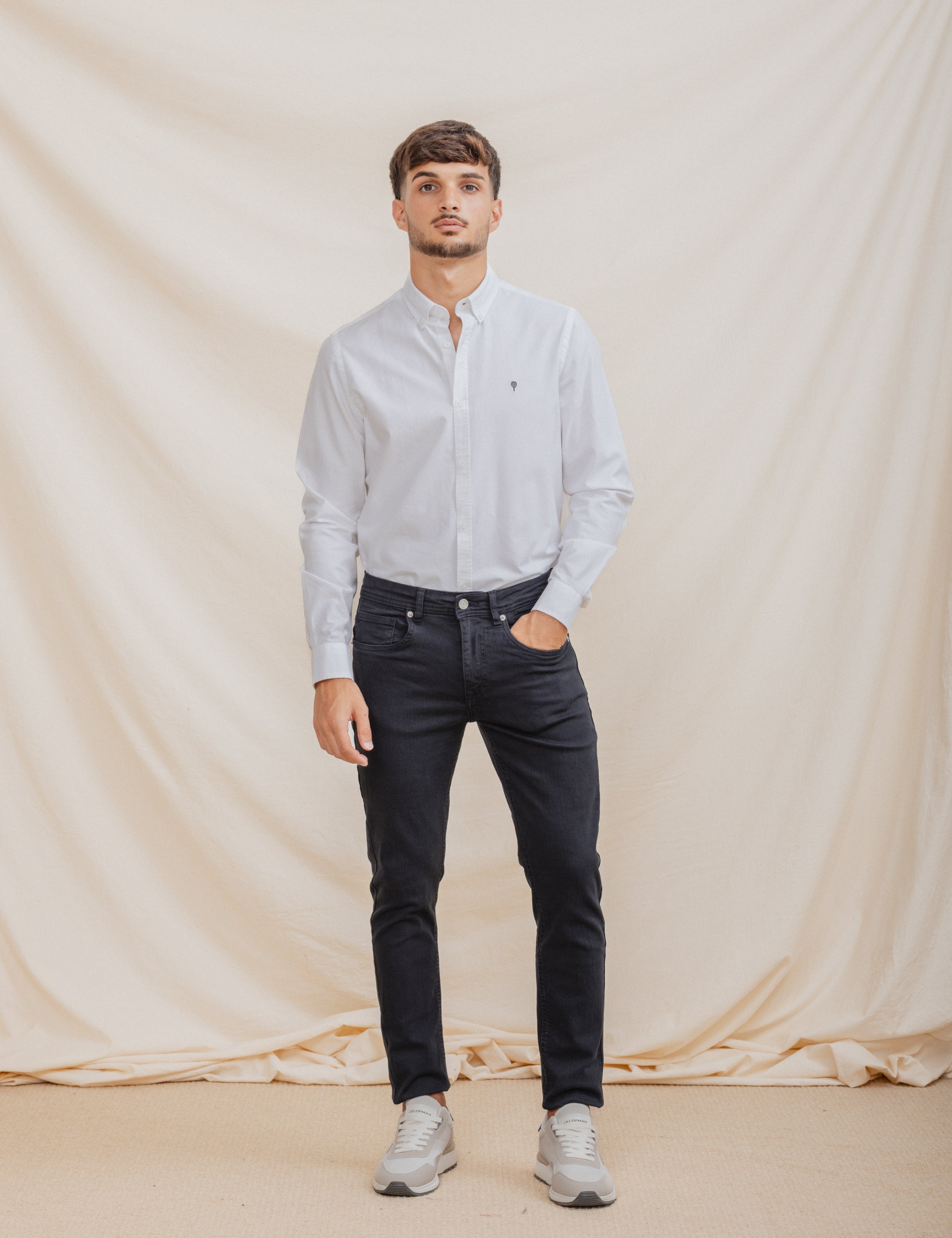 PANTALÓN 5 BOLSILLOS SLIM MARINO