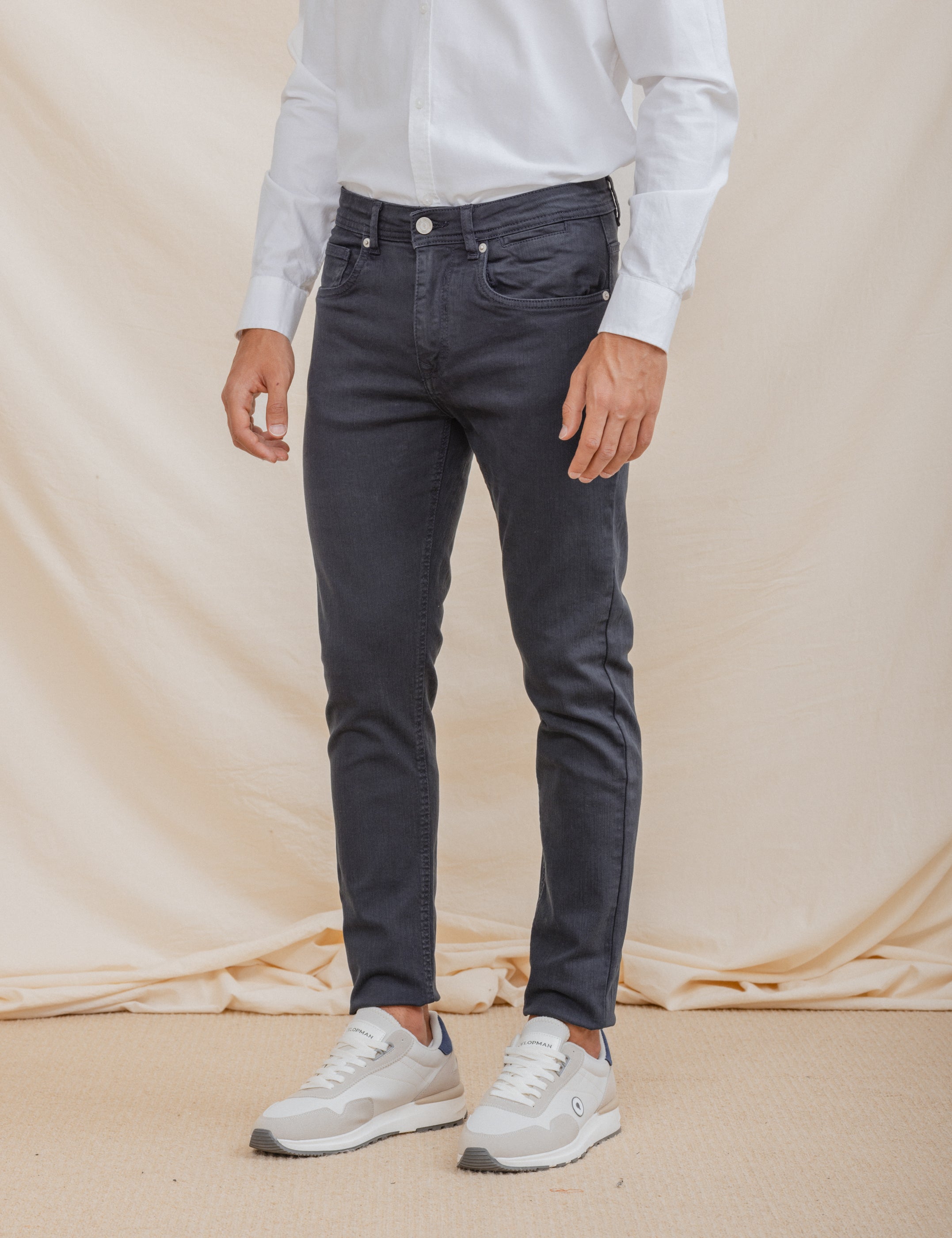 PANTALÓN 5 BOLSILLOS SLIM MARINO