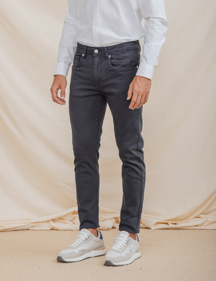 PANTALÓN 5 BOLSILLOS SLIM MARINO