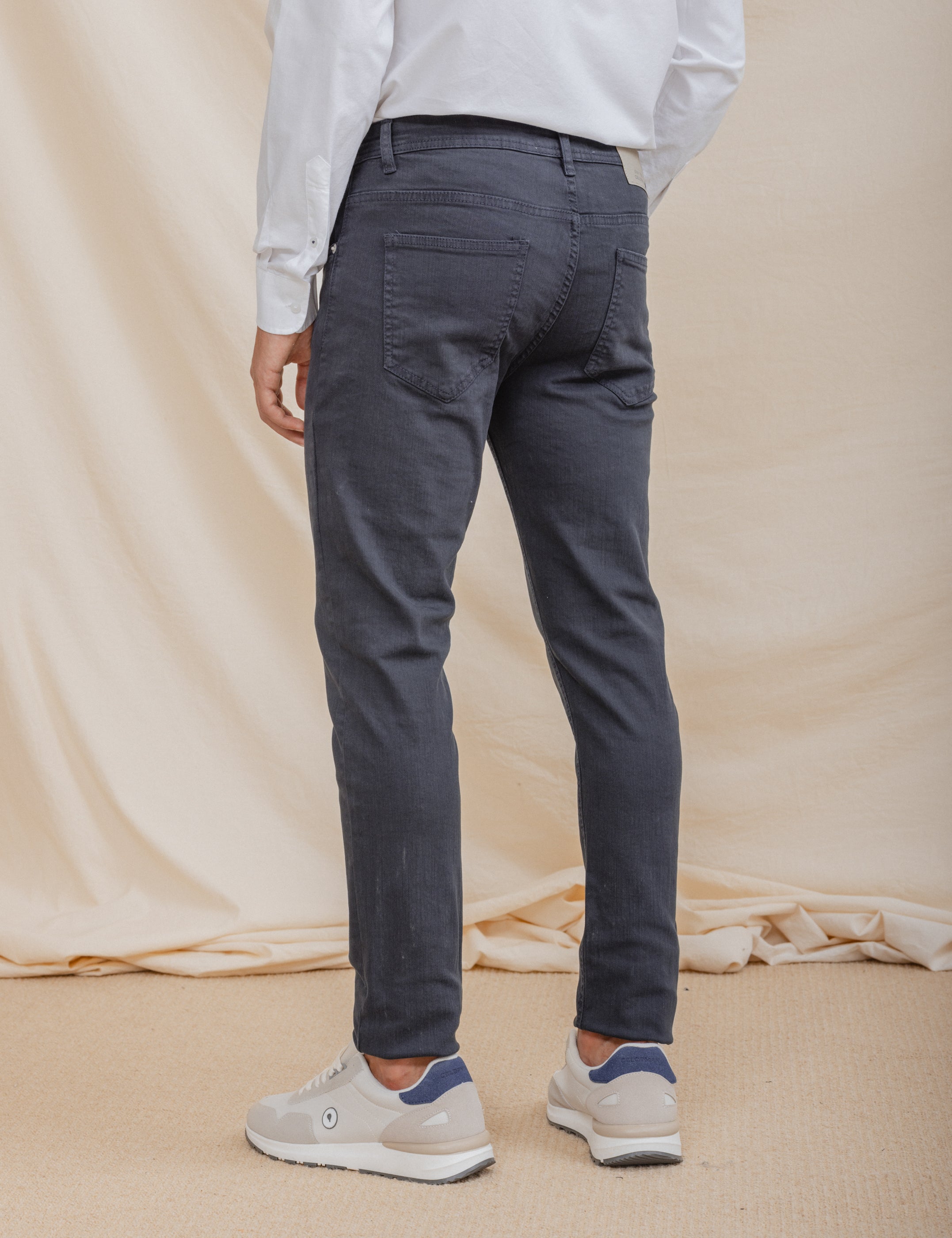 PANTALÓN 5 BOLSILLOS SLIM MARINO