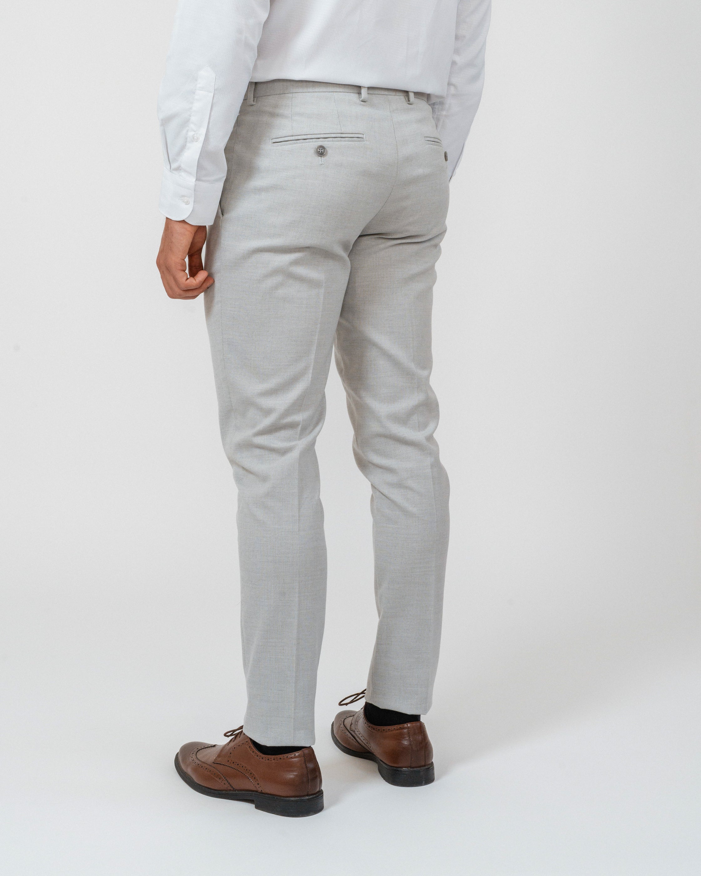 PANTALÓN DE TRAJE GRIS