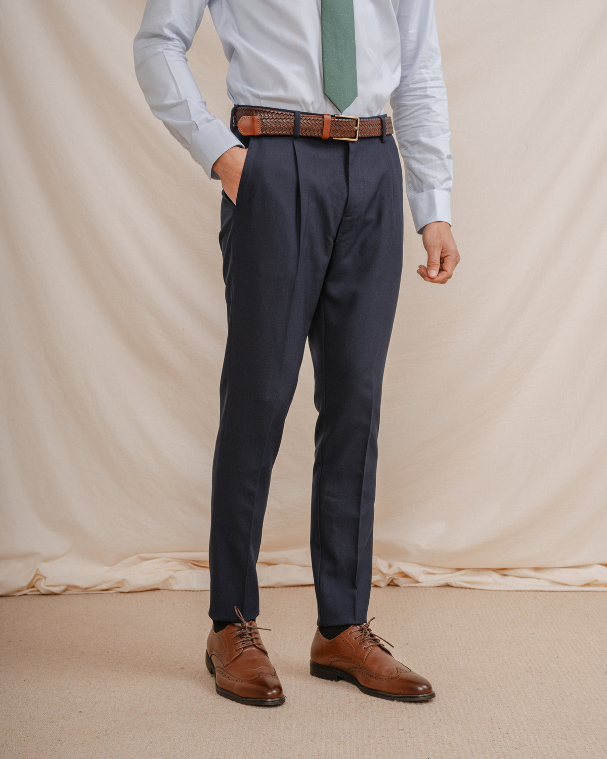 CALÇA DE FATO AZUL
